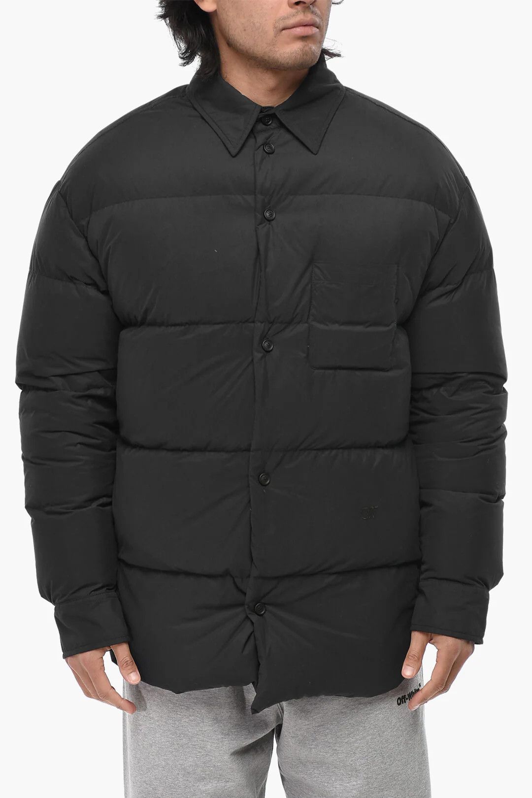 Off-White og1mm0426 Quilted Jacket in Black Size US S / EU 44-46 / 1 - 1 Thumbnail