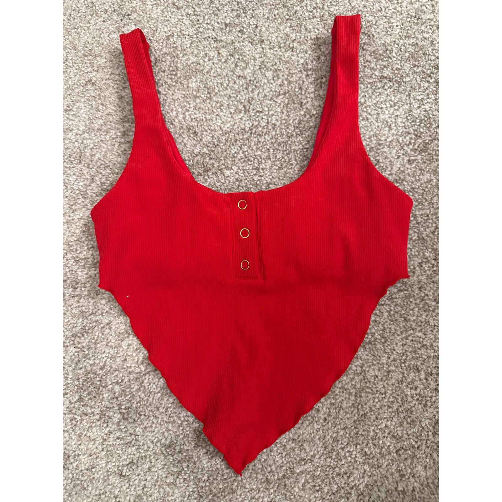 REVOLVE Beach Bunny Red Tide Knot Snap Buttons Bralette Bikini Top,S Size S / US 4 / IT 40 - 10 Thumbnail