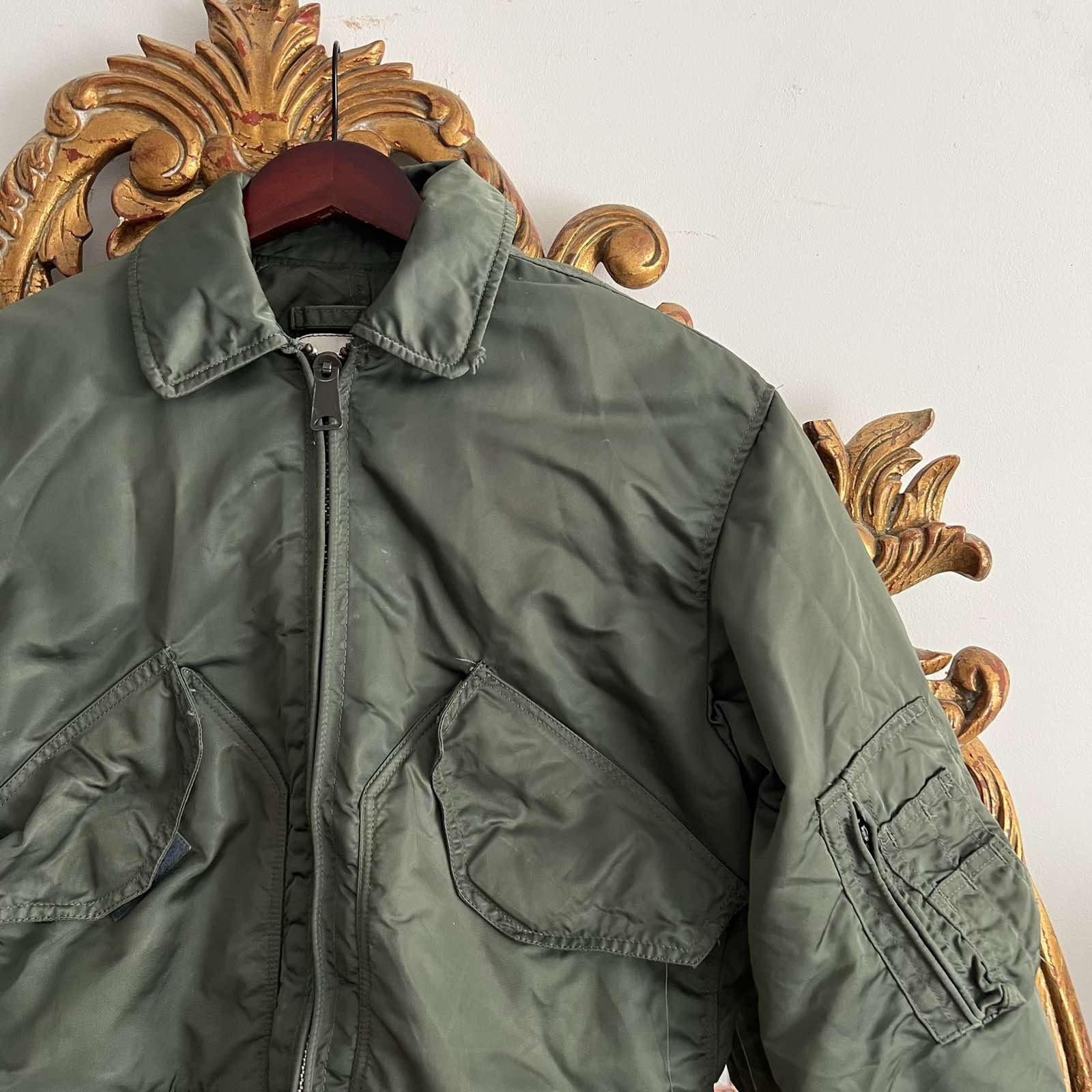 Vintage MA-1 Vintage Bomber Jacket Flyers Intermediate Sz XS Size XS / US 0-2 / IT 36-38 - 3 Thumbnail