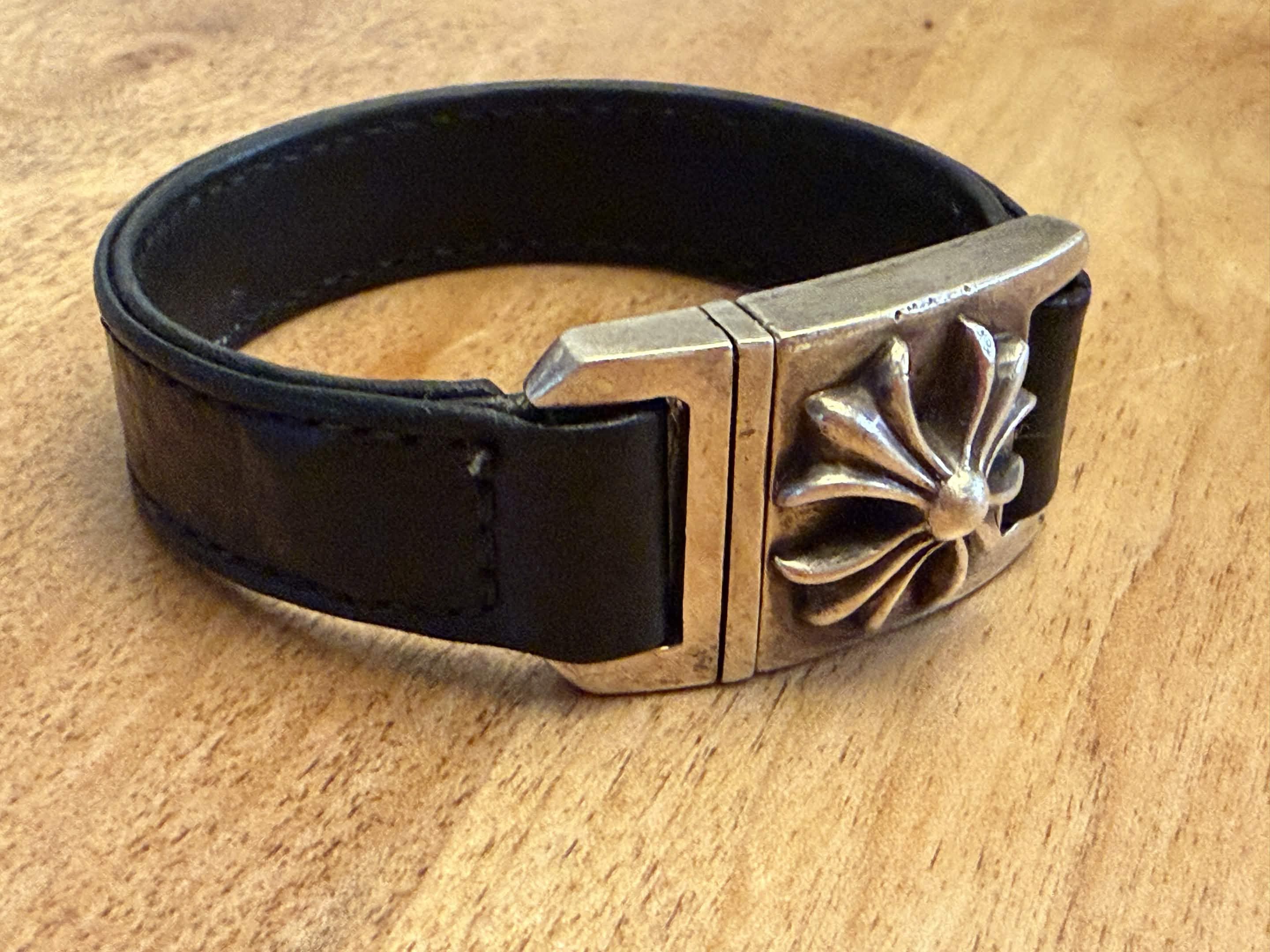 Chrome Hearts Chrome Hearts Silver Plus Buckle Bracelet Size ONE SIZE - 1 Thumbnail