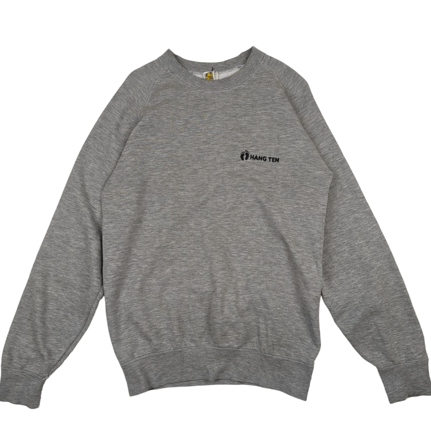 Hang Ten Vintage 80's HANG TEN Sportswear Plain Grey Sweatshirt Size US S / EU 44-46 / 1 - 8 Thumbnail