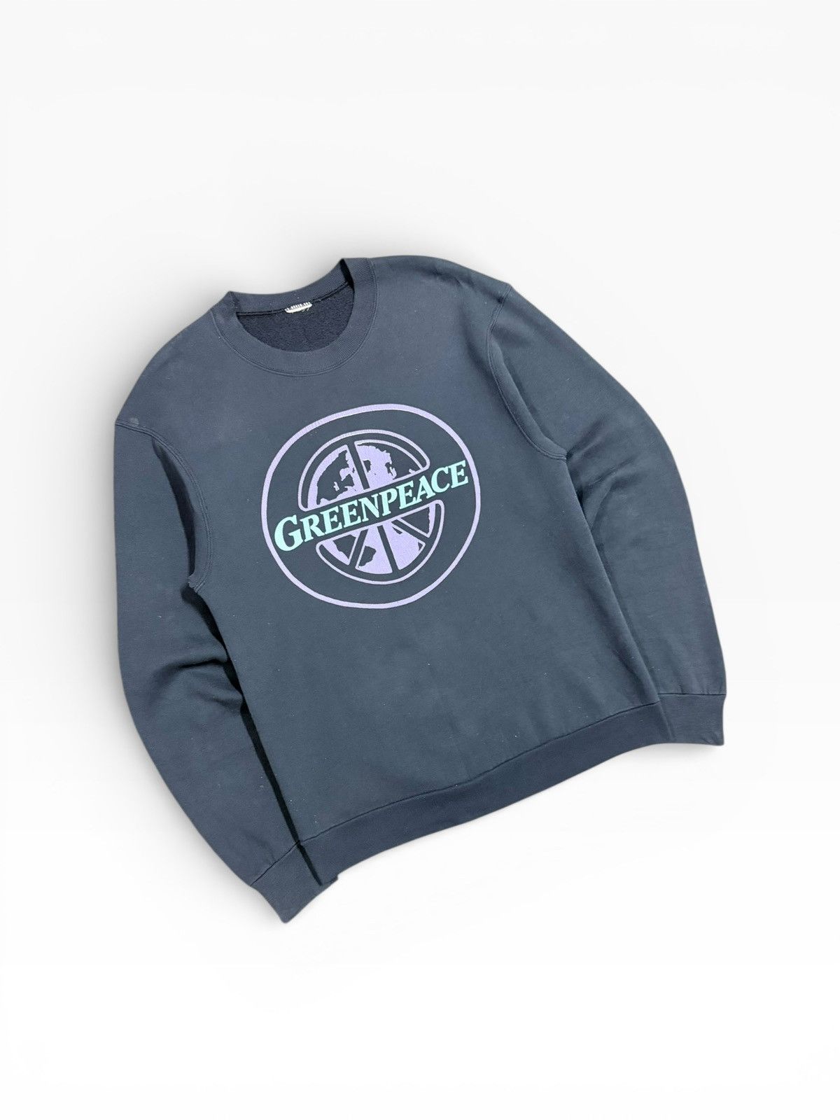 Art Comes First Vtg🔥90’s Green Earth Pop Art Sunfaded Pullover Sweatshirt Size US M / EU 48-50 / 2 - 4 Thumbnail
