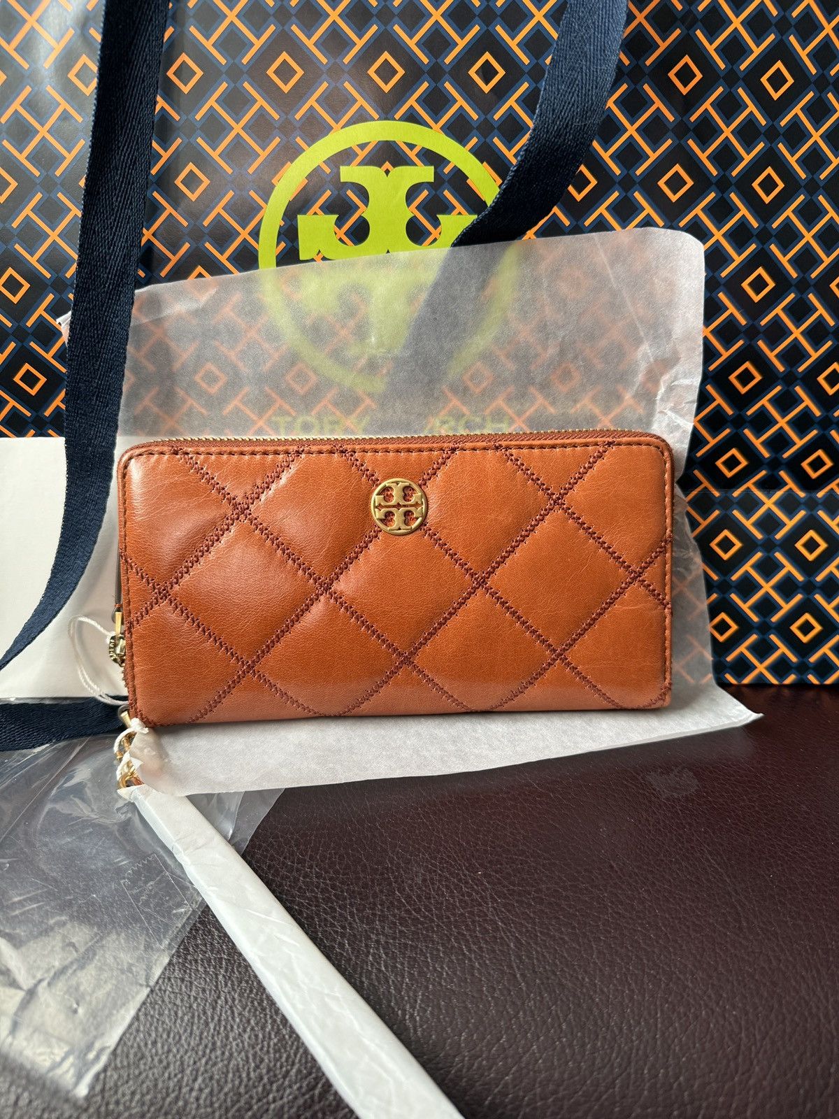 Tory Burch Tory Burch full zipper Wallet Continental 171544 NWT Size ONE SIZE - 1 Thumbnail