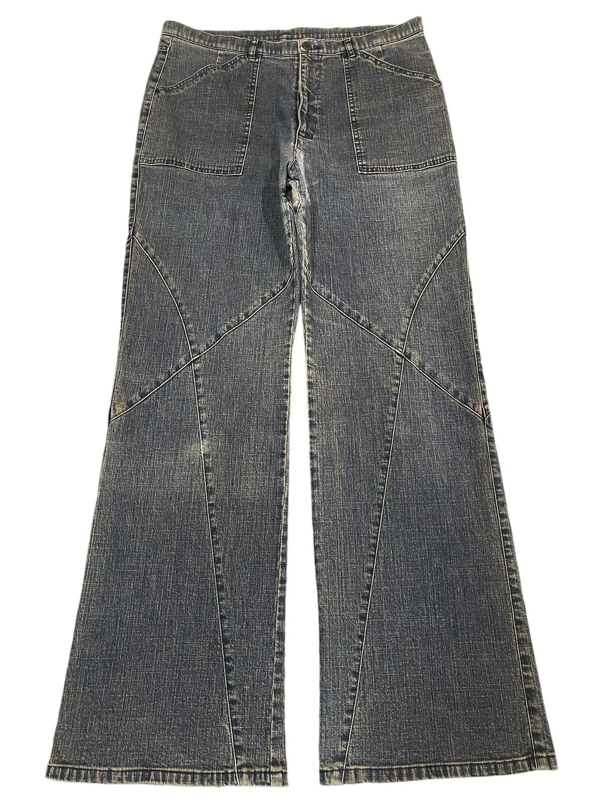 Issey Miyake Vintage Japanese Brand Avant Garde Style Baggy Jeans Size US 32 / EU 48 - 1 Thumbnail