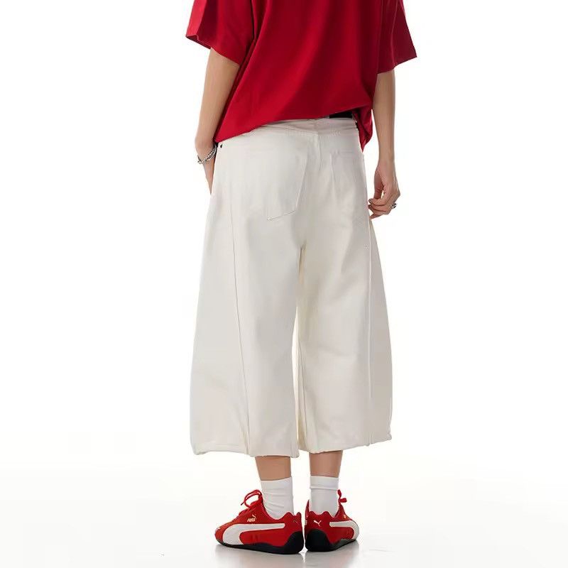 Other Streetwear Casual Straight Wide Leg High Street Shorts Size US 31 - 3 Thumbnail