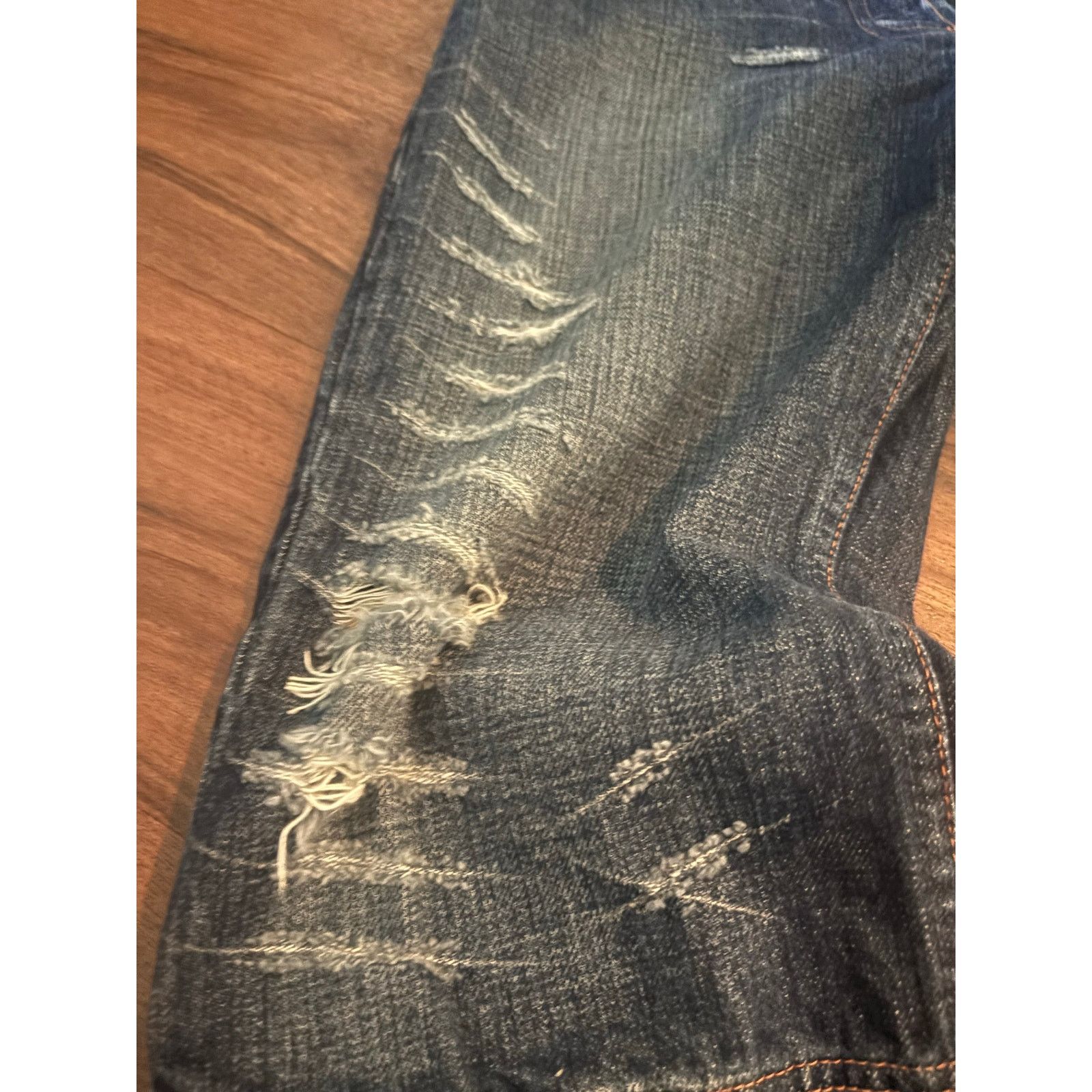 Walter Van Beirendonck Walter Van Beirendonck W&LT Distressed Panel Flare Jeans Size US 30 / EU 46 - 5 Thumbnail