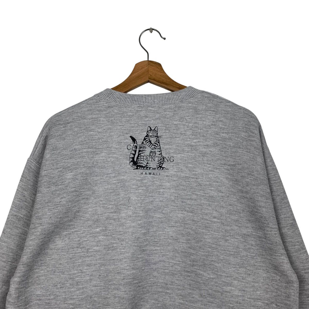 Cartoon Network CATS HUNTING Hawaii Graphics Printed Sweatshirts #1677-C75 Size US L / EU 52-54 / 3 - 9 Thumbnail