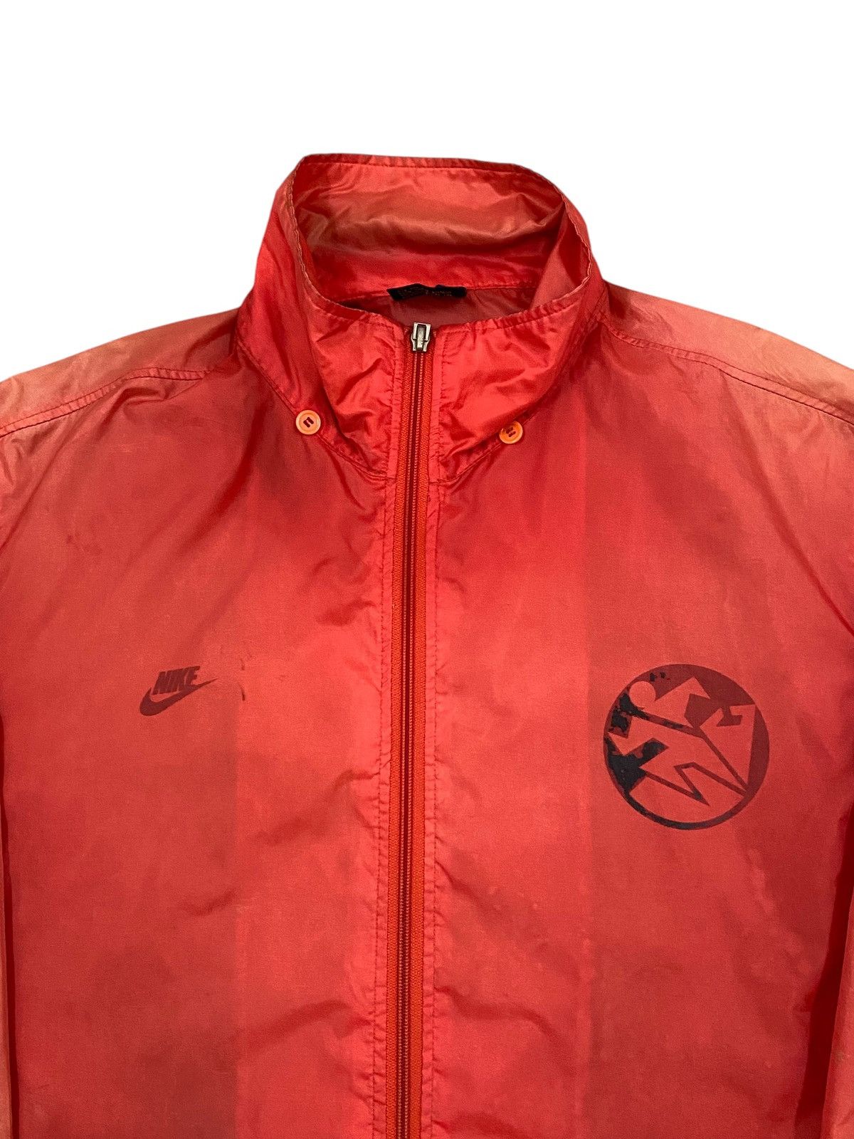 Vintage Vintage Nike Red Windbreaker Jacket - Made in Japan Size US L / EU 52-54 / 3 - 3 Thumbnail