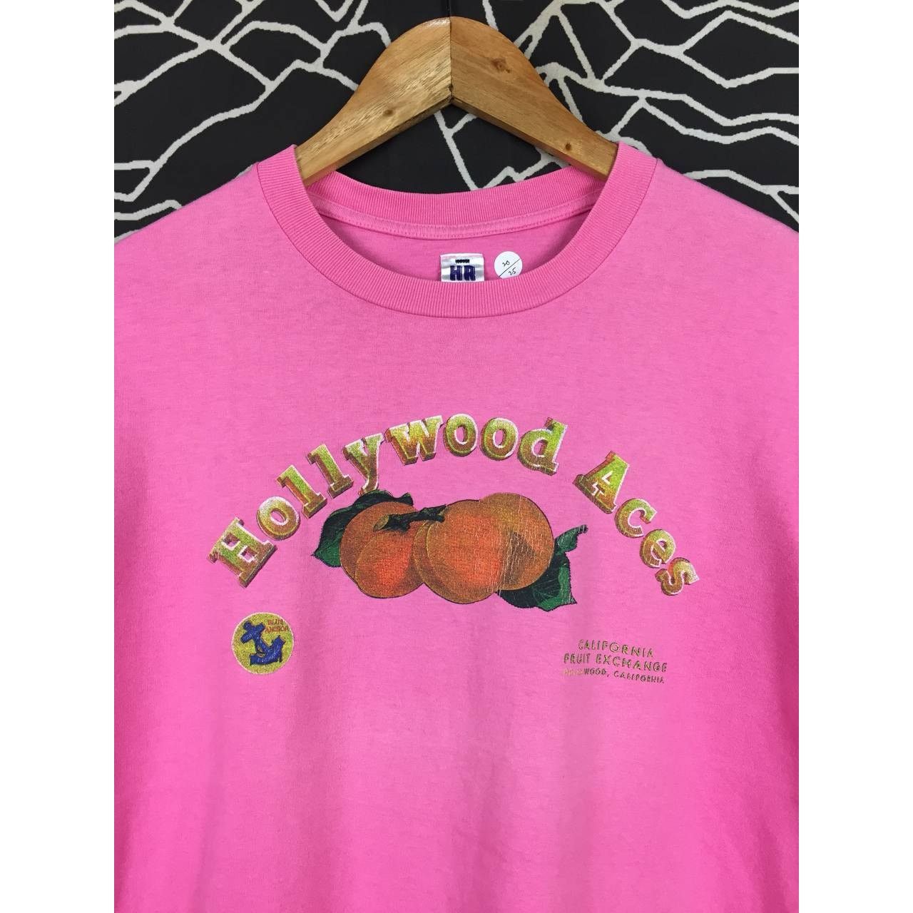 HOLLYWOOD RANCH MARKET × Japanese Brand × Vintage Vtg Hollywood Ranch Market Hollywood Aces Graphic Tee Size US M / EU 48-50 / 2 - 3 Thumbnail