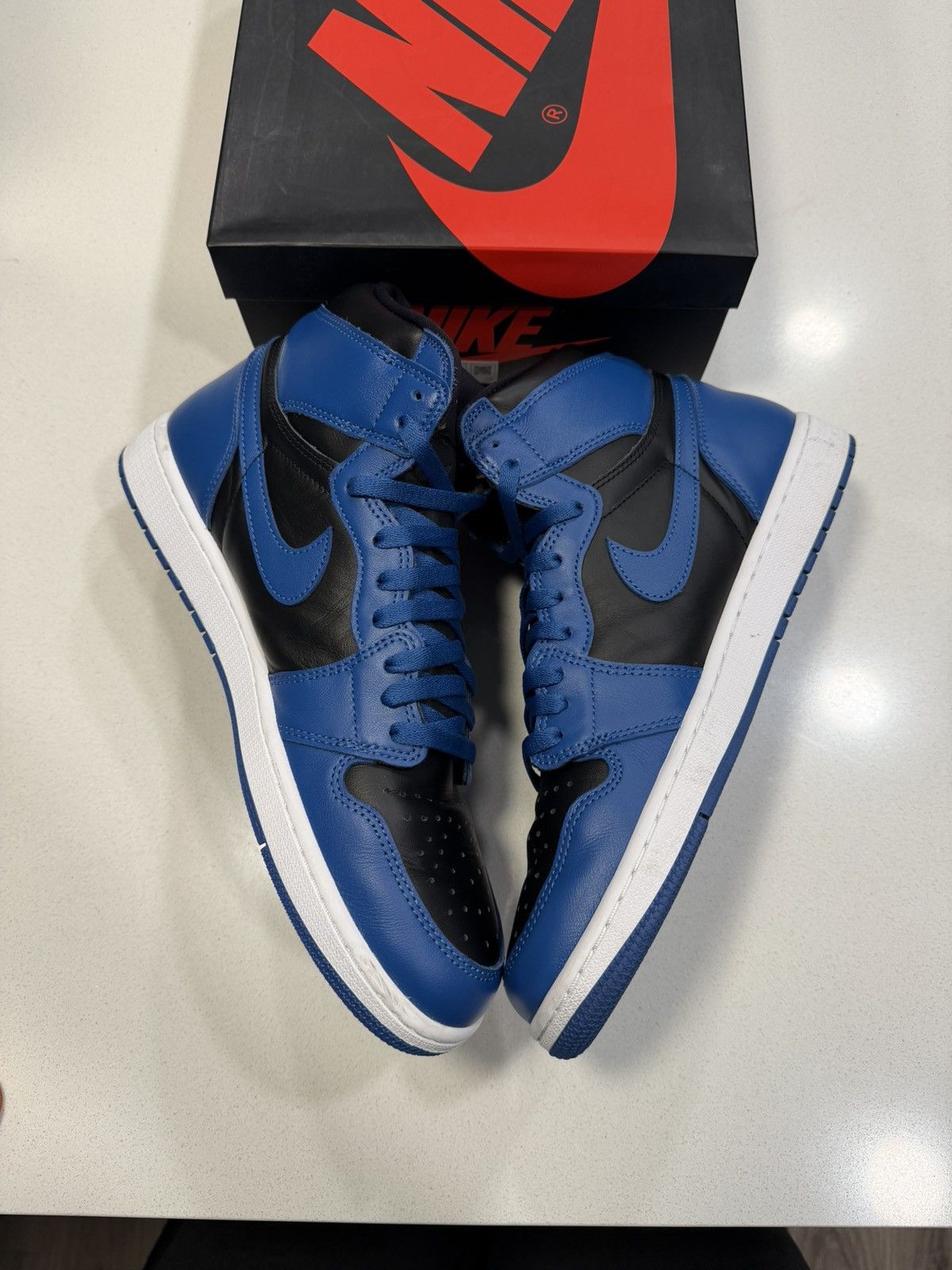 Jordan Brand Jordan 1 Dark Marina Blue Size US 12 / EU 45 - 3 Thumbnail