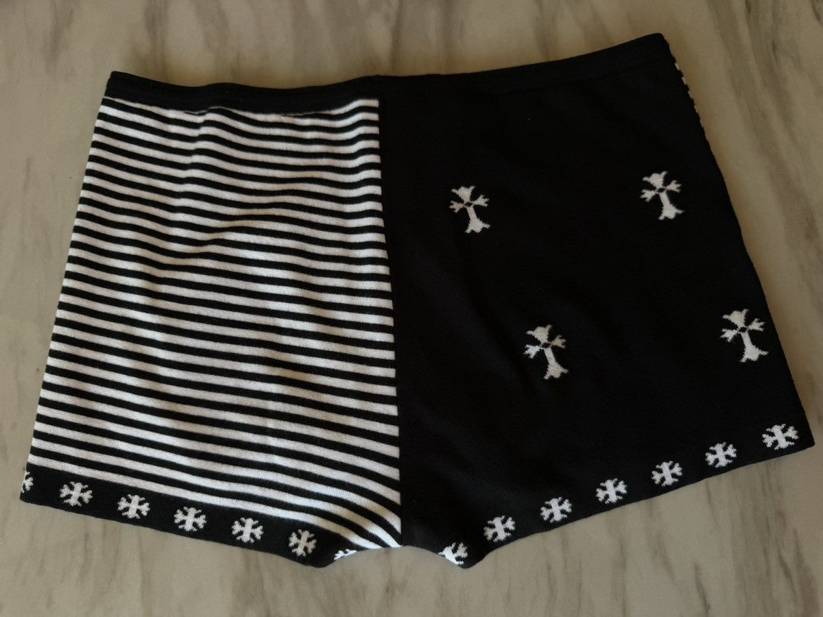 Chrome Hearts Chrome Hearts Striped Cross Stitching Drawstring Shorts Size 27" / US 4 / IT 40 - 3 Thumbnail