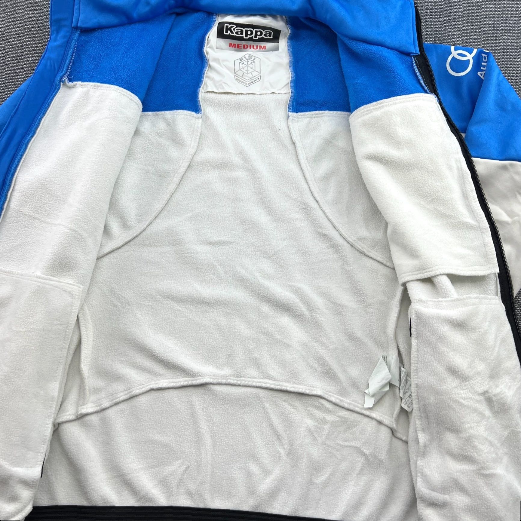 Kappa KAPPA Italy Team Ski Jacket Mens Medium Intimissimi FISI Hooded Softshell Multicolor Size US M / EU 48-50 / 2 - 2 Thumbnail