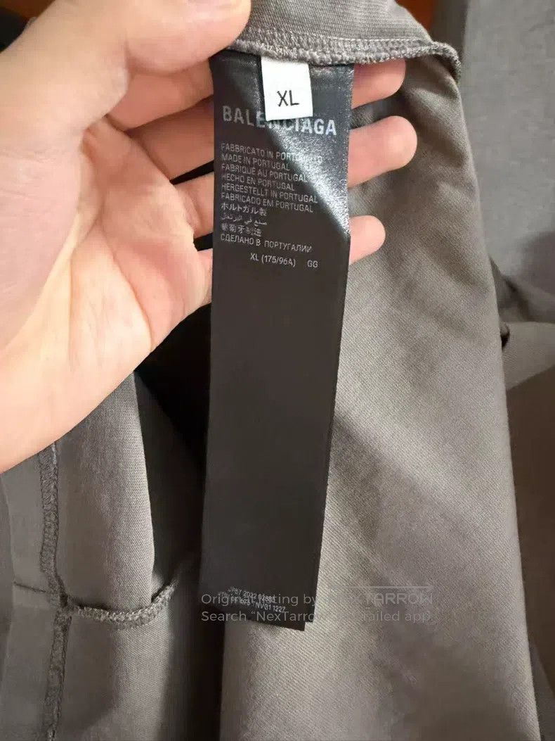 Balenciaga Balenciaga Gray Coca-Cola tape short-sleeve, size XL Size US XL / EU 56 / 4 - 4 Thumbnail