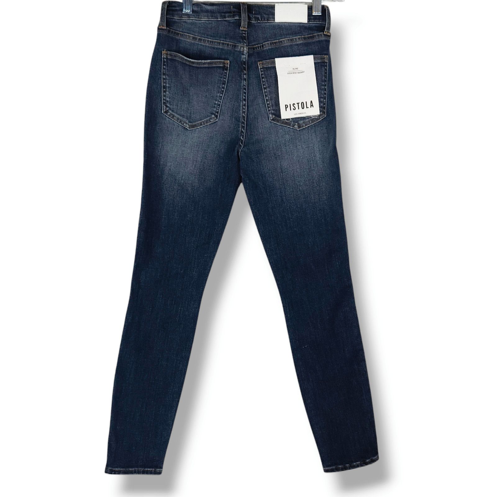 Pistola Pistola Aline High Rise Ankle Jeans Leather Piping NWT 26x27 Size 26" / US 2 / IT 38 - 4 Thumbnail