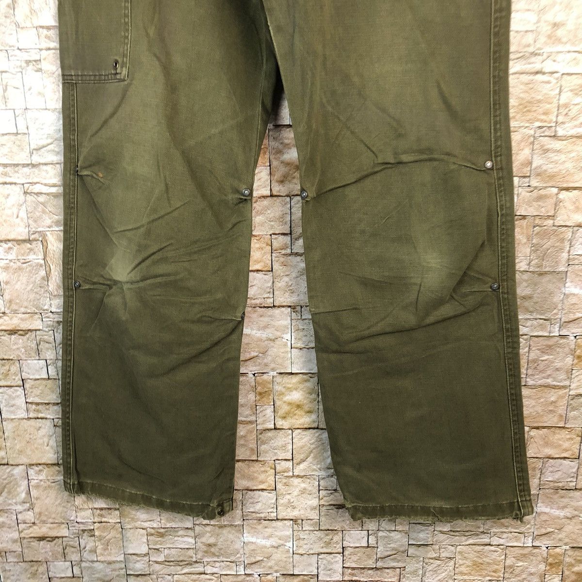 Japanese Brand Sonny Clouds Green utility Cargo Multipocket Pants #A980 Size US 29 - 6 Thumbnail