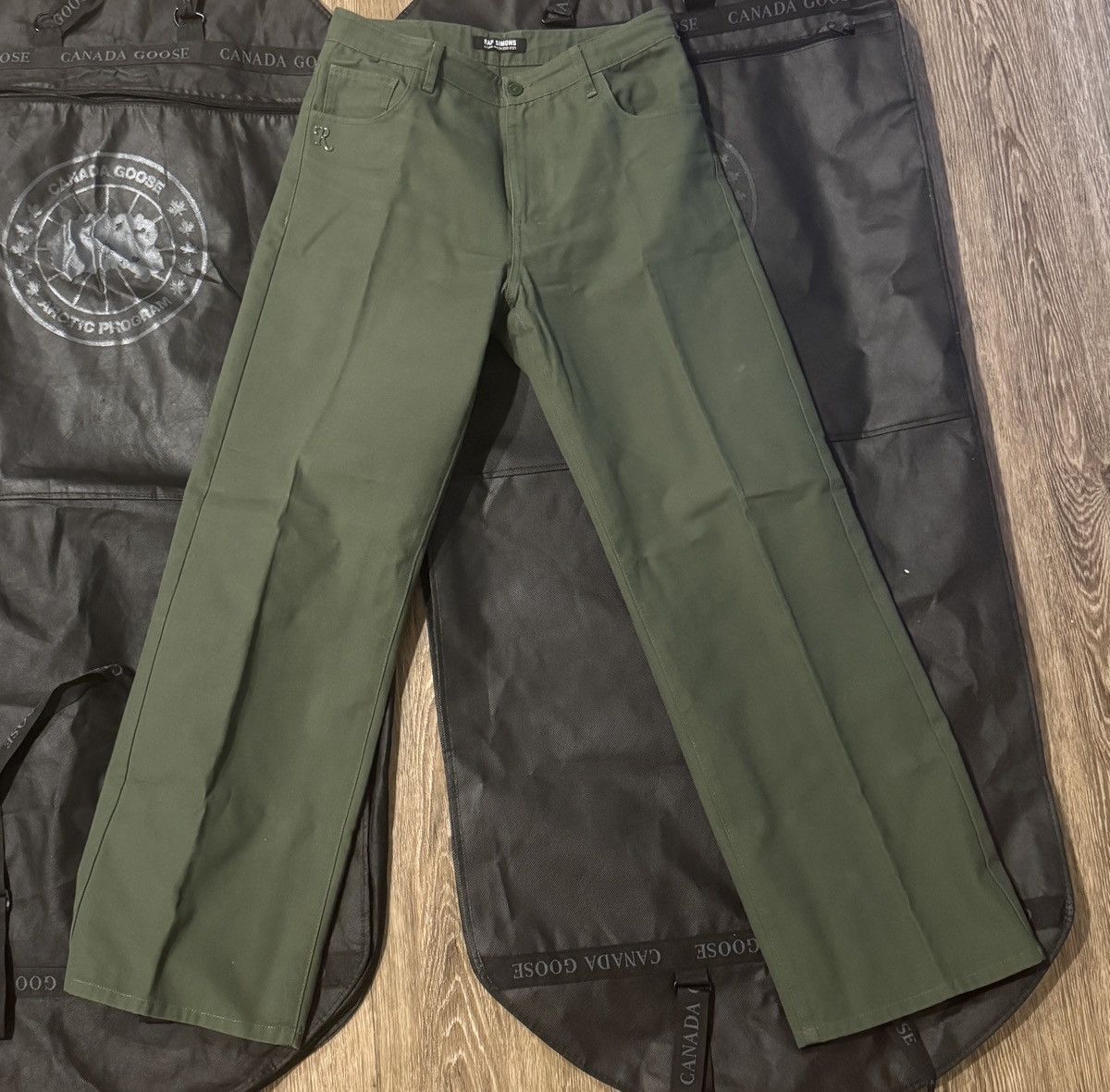 Raf Simons RAF SIMONS Men’s Wide Fit Denim Workwear Pants Size US 30 / EU 46 - 2 Thumbnail