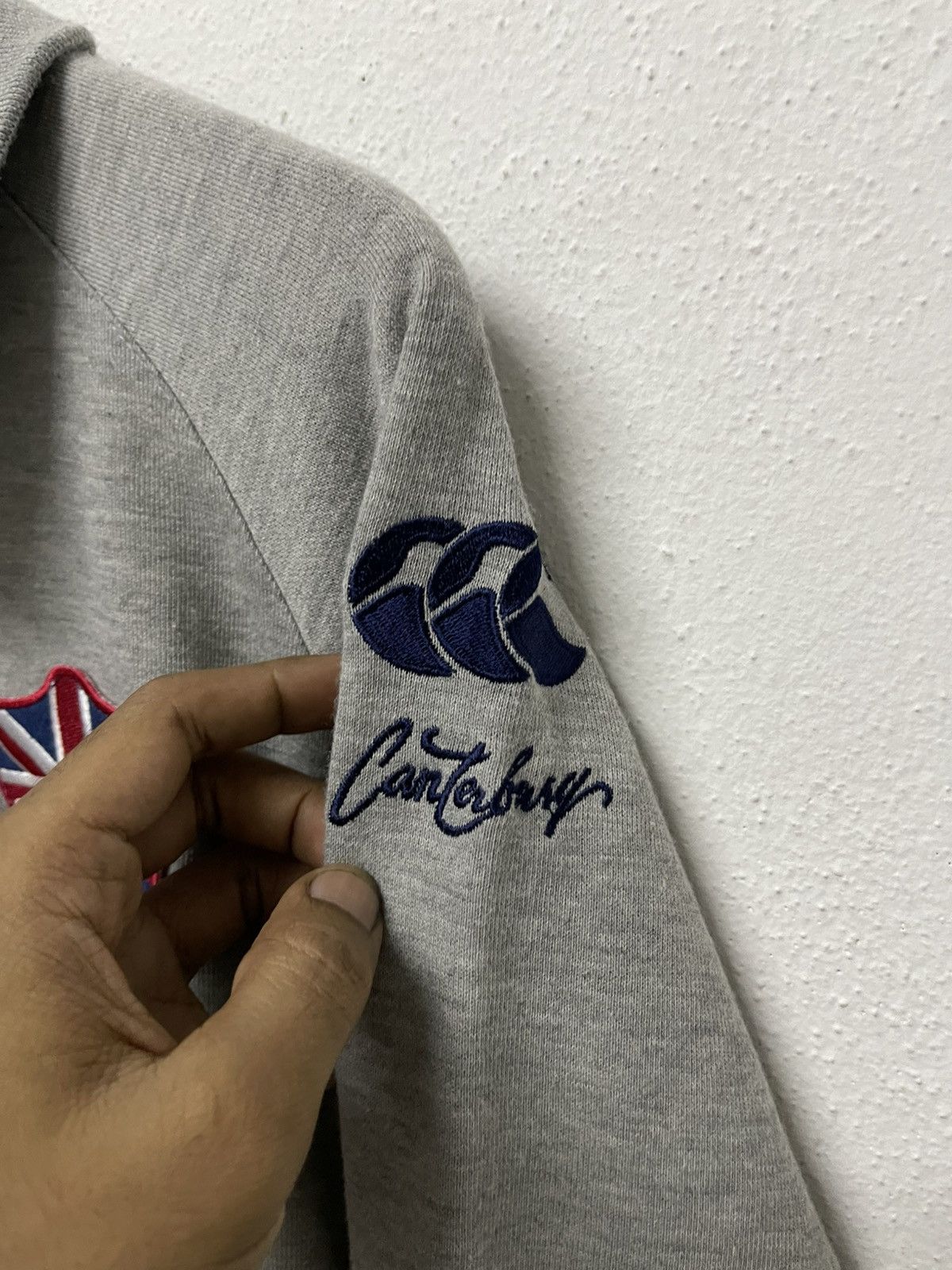 Canterbury of New Zealand × Japanese Brand × Vintage 2000s SUNTORY BOSS COFFEE X CANTERBURY ZIPPER JACKET Size US M / EU 48-50 / 2 - 6 Thumbnail