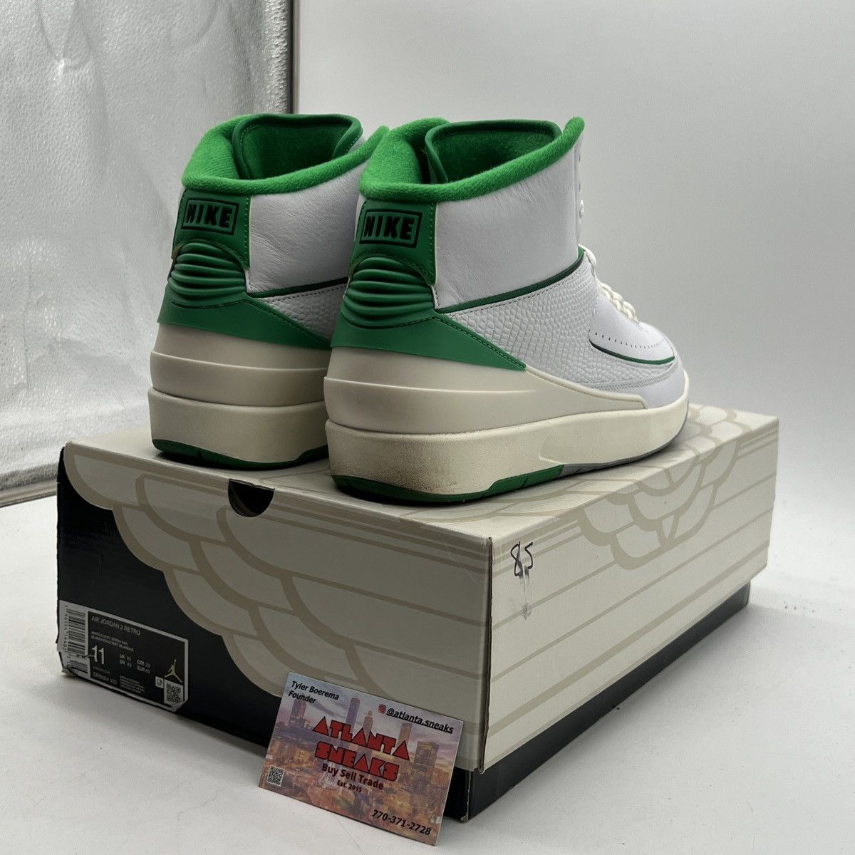 Jordan Brand Air Jordan 2 lucky green Size US 11 / EU 44 - 5 Thumbnail