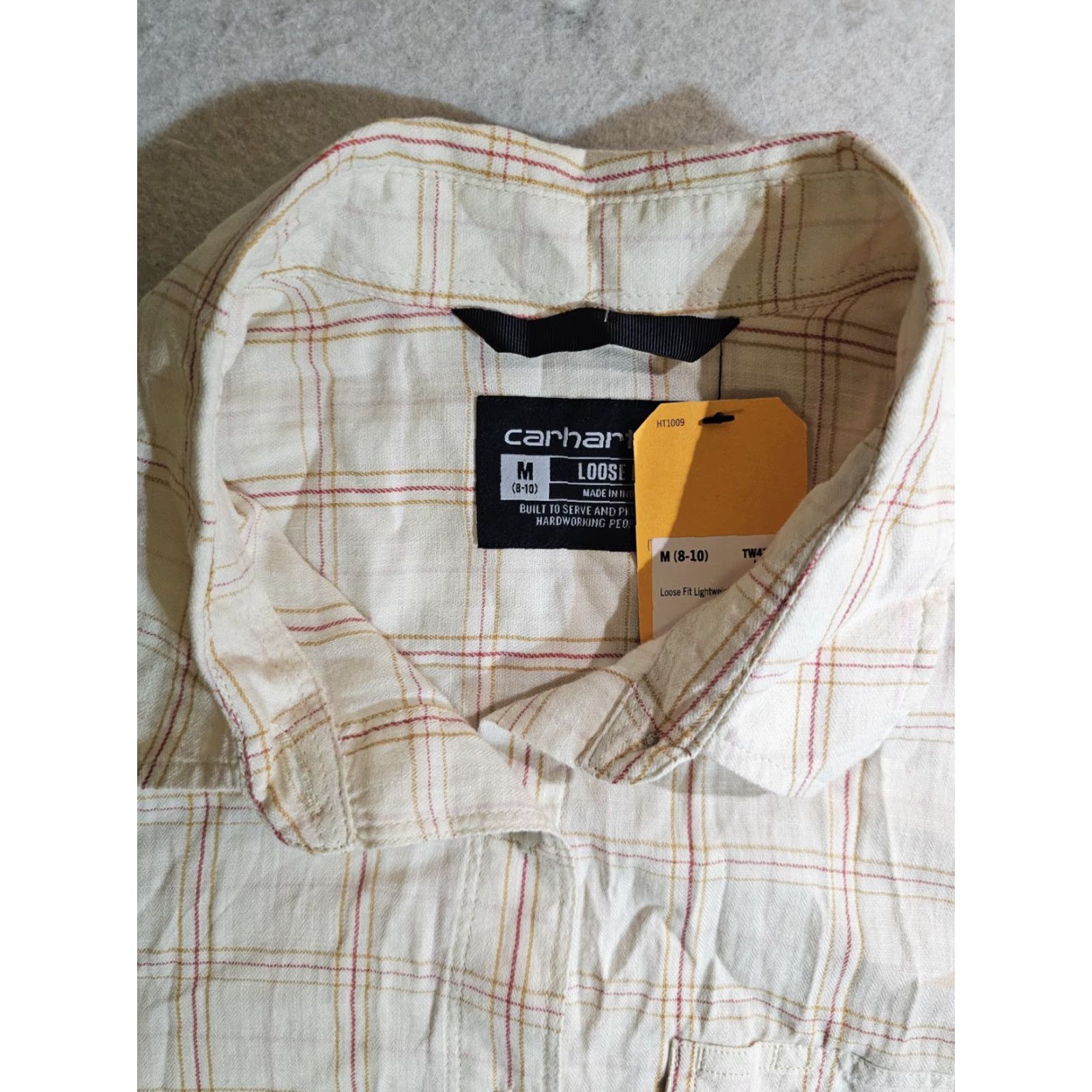 Carhartt Carhartt Shirt Womens Plaid Button Down Lightweight Loose Fit Sz Med (8-10) Size M / US 6-8 / IT 42-44 - 3 Thumbnail