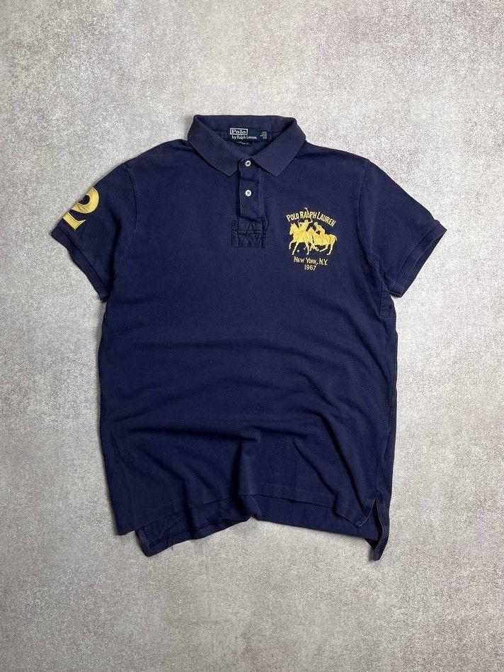Polo Ralph Lauren VINTAGE POLO RALPH LAUREN BLUE CHIEF KEEF STYLE SHIRT Y2K L Size US L / EU 52-54 / 3 - 1 Thumbnail
