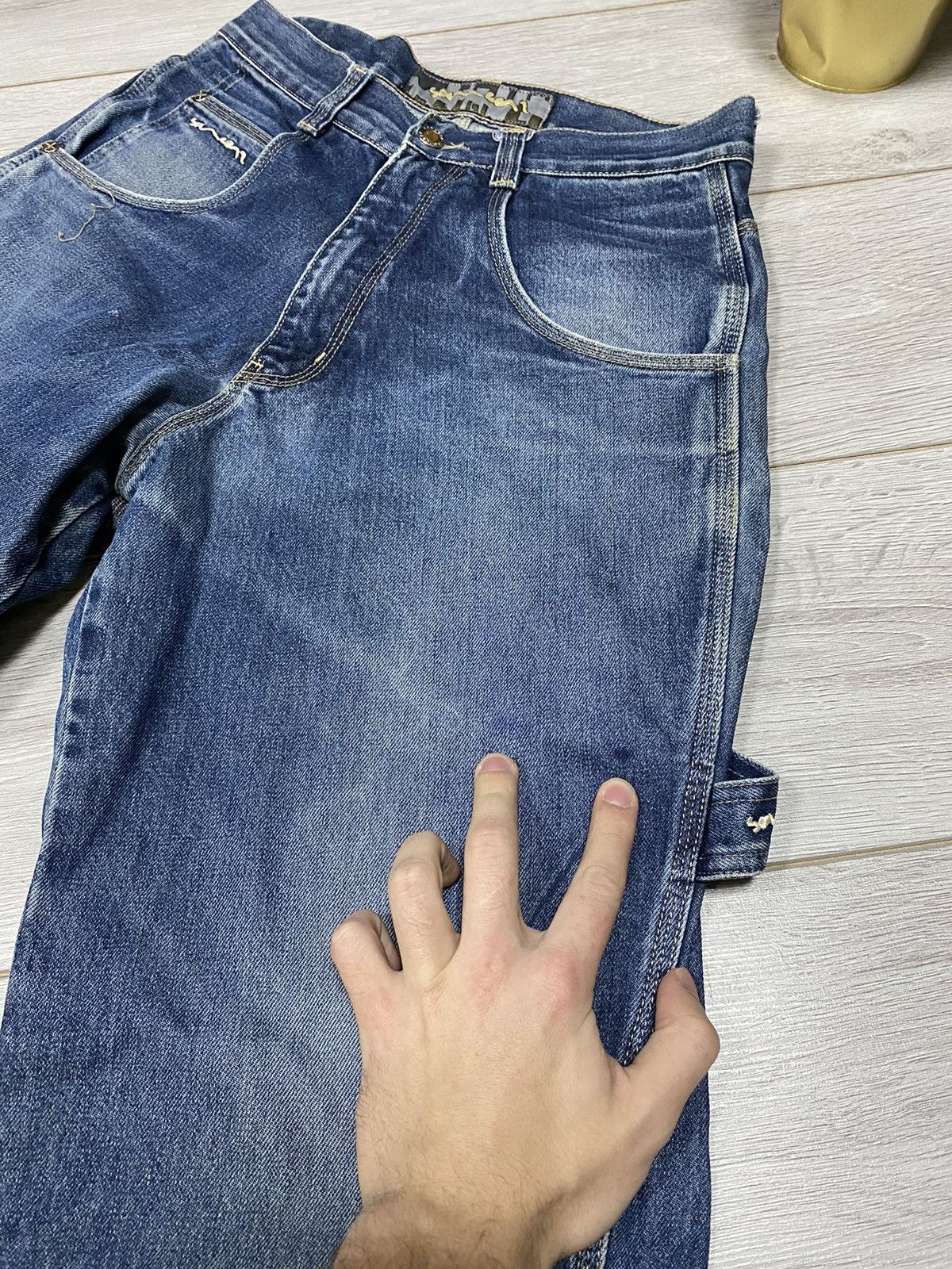 Vintage Vintage 90s Sancezz RARE Jnco style Baggy Denim Jeans Size US 30 / EU 46 - 10 Thumbnail