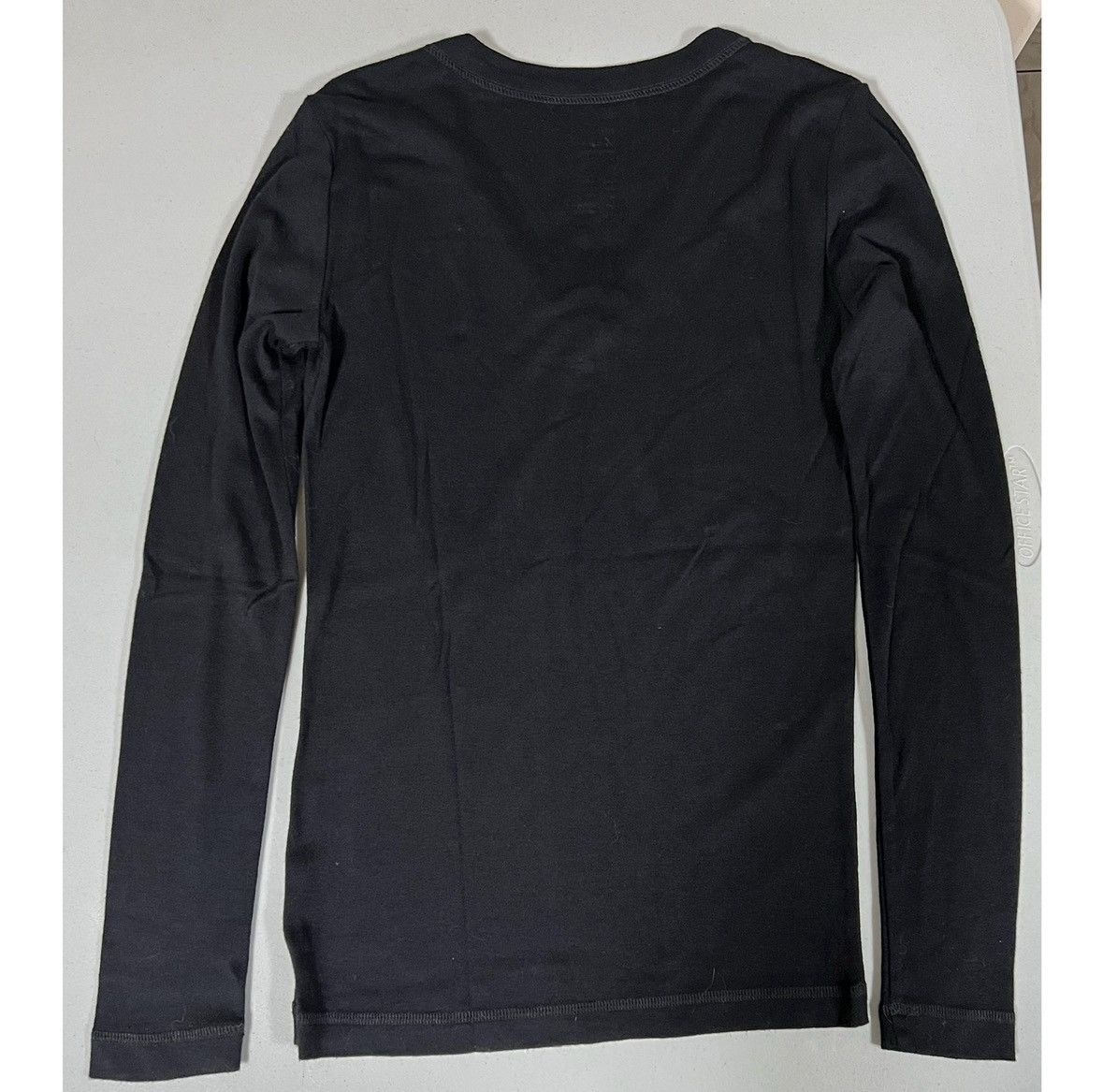 Gap Gap Black V-Neck Long Sleeve Shirt Top Blouse Tee Size S 🖤 Size S / US 4 / IT 40 - 3 Thumbnail