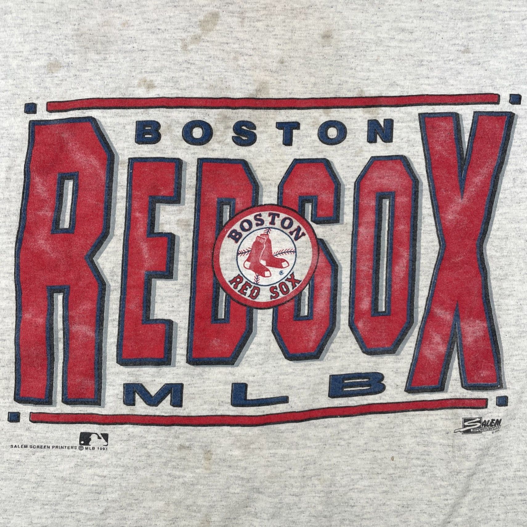 MLB VINTAGE Salem Boston Red Sox MLB Shirt XL Men Red Cotton 90s USA Baseball Classic Short Sleeve Crew Neck Size US XL / EU 56 / 4 - 3 Thumbnail