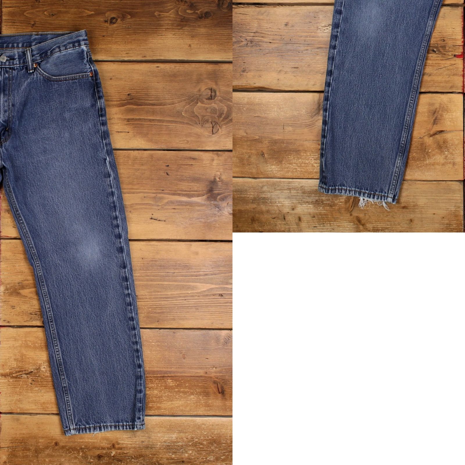 Denime VINTAGE Levis 505 Jeans 38x30 Mens Blue Regular Straight Stonewash Denim Size US 38 / EU 54 - 8 Thumbnail
