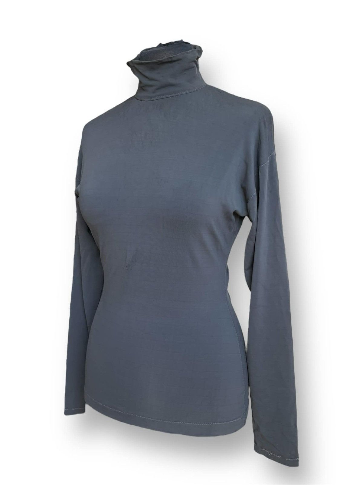Jean Paul Gaultier Jean Paul Gaultier Turtleneck Longsleeve Blouse Size M / US 6-8 / IT 42-44 - 2 Thumbnail