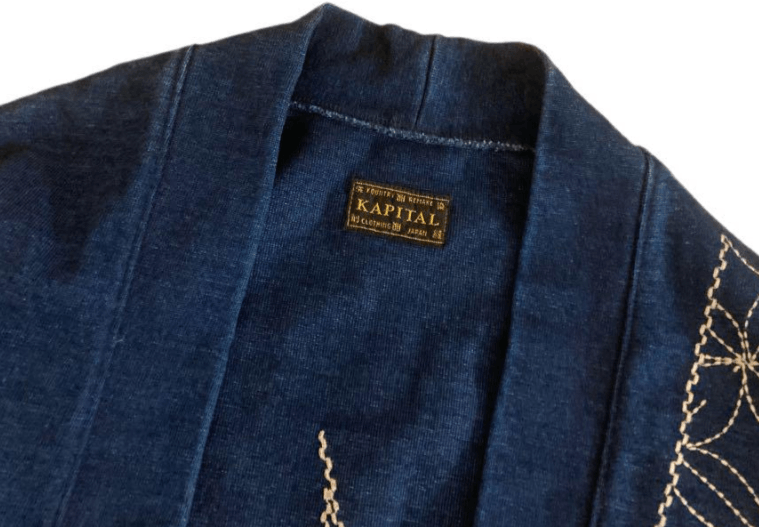 Kapital Kountry IDG High-density jersey Thunder Sashiko Cardigan Size US M / EU 48-50 / 2 - 7 Thumbnail