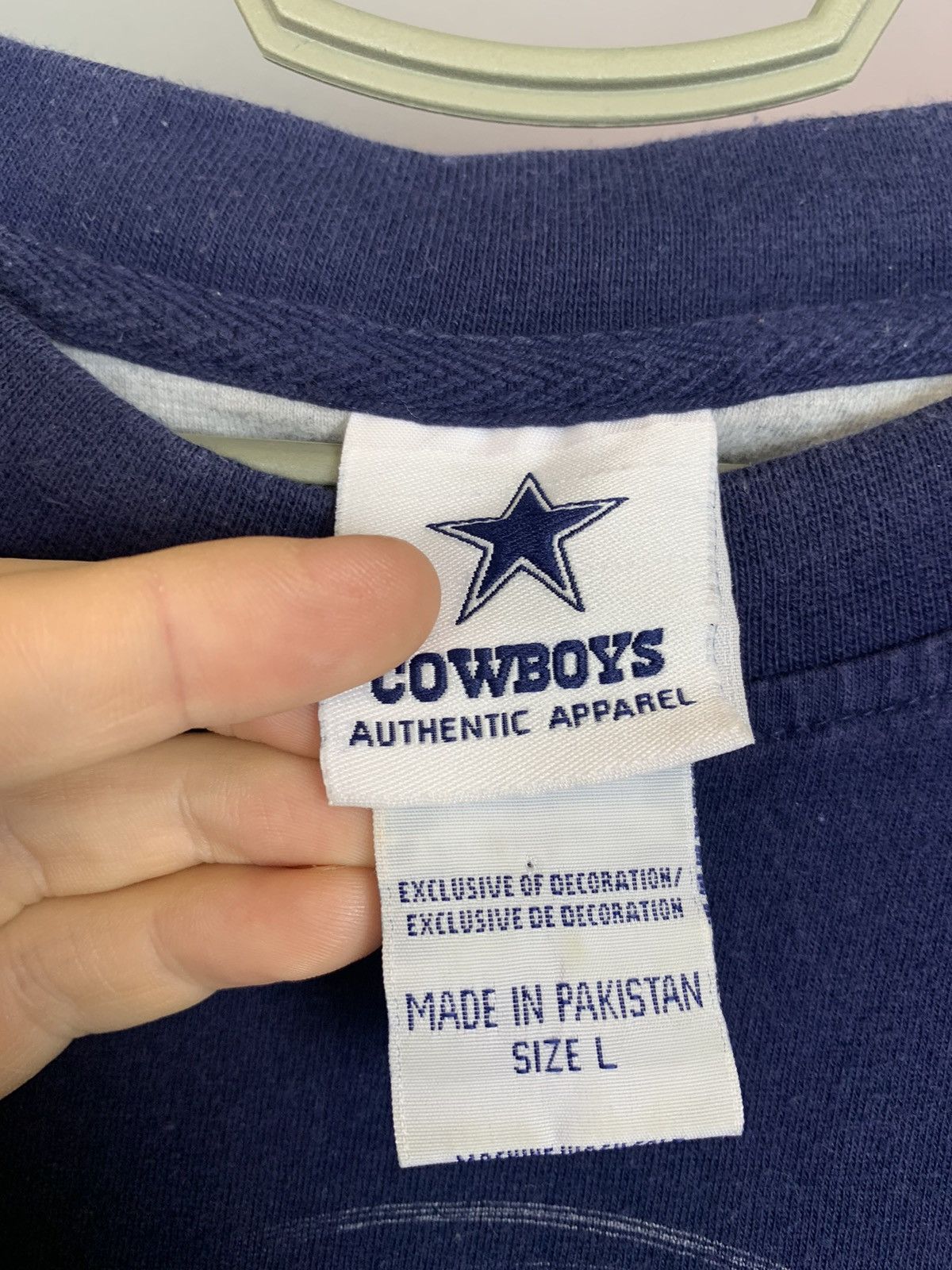 NFL × Vintage Vintage Dallas Cowboys Faded T-shirt Size US L / EU 52-54 / 3 - 3 Thumbnail