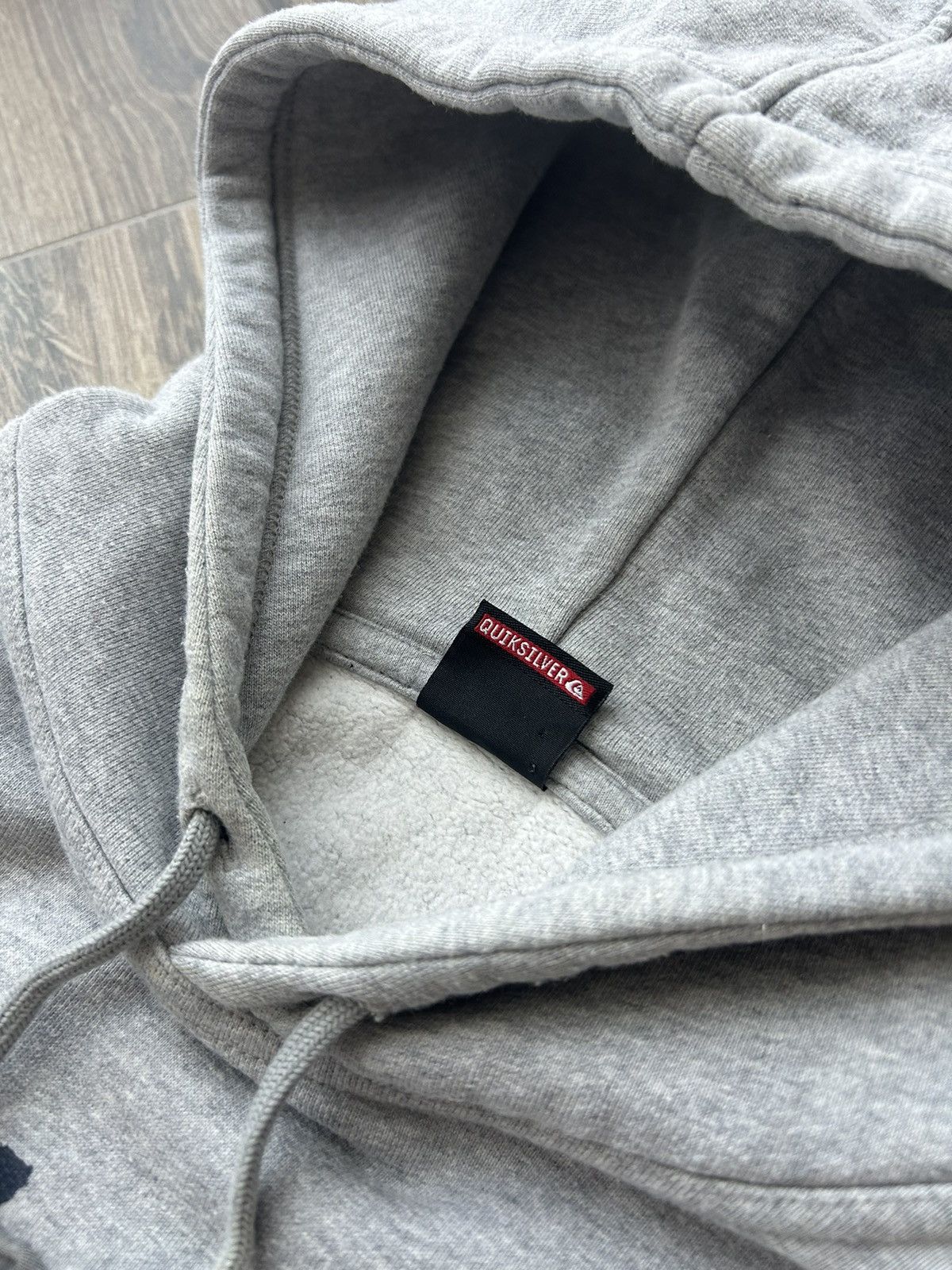 Quicksilver × Vintage Vintage Quicksilver big logo beige hoodies rare mens Size US M / EU 48-50 / 2 - 5 Thumbnail