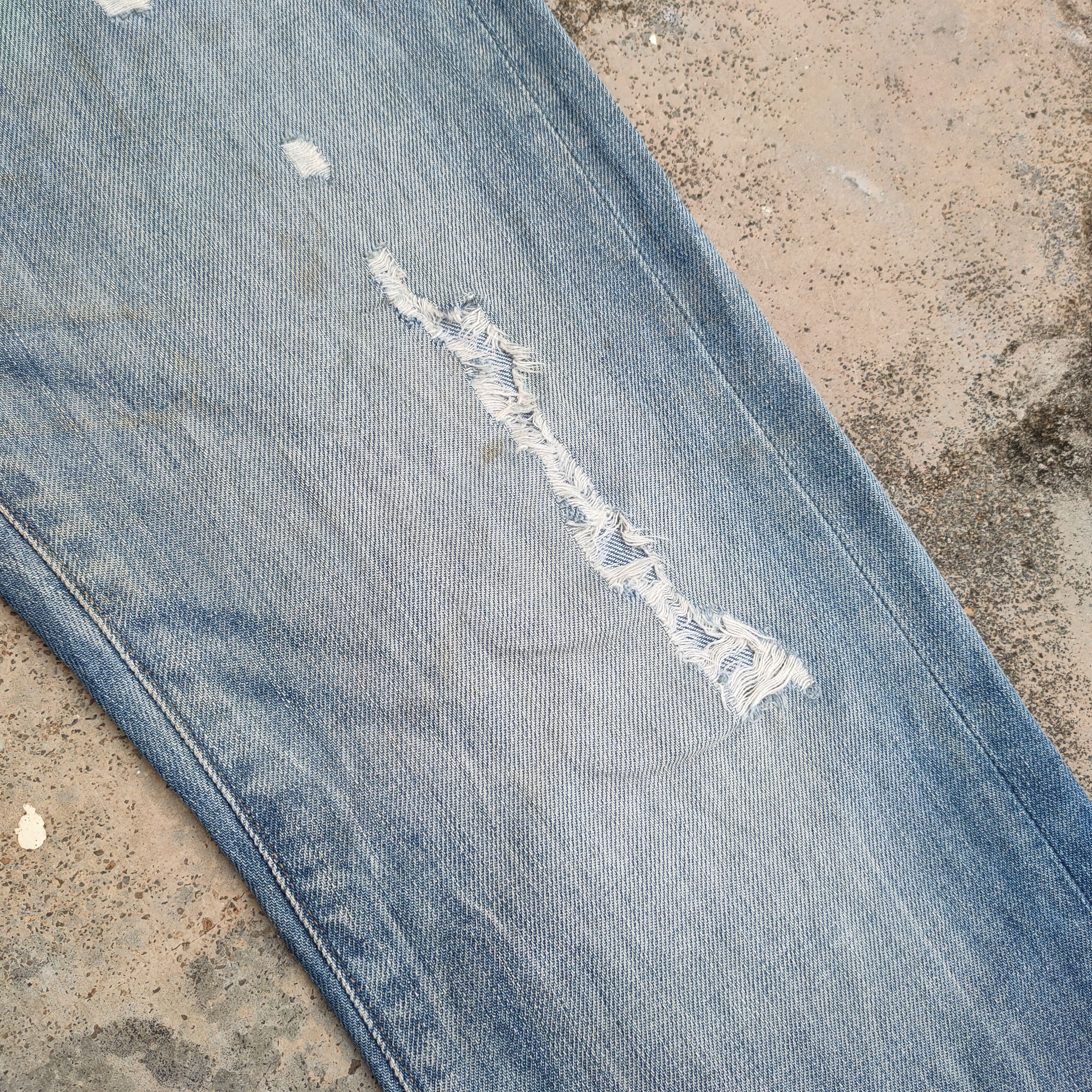 G-Star VINTAGE G RAW RIPPED FADED DENIM JEAN PANTS Size US 33 - 11 Thumbnail