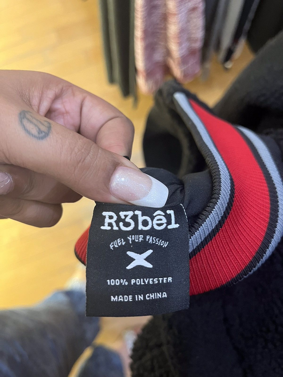 Other Black R3BEL Regime Letterman Jacket Size US L / EU 52-54 / 3 - 5 Thumbnail