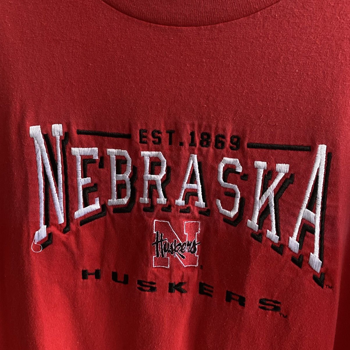 Lee Vintage Lee Sport Nebraska Huskers 90’s Faded tee Size US L / EU 52-54 / 3 - 3 Thumbnail