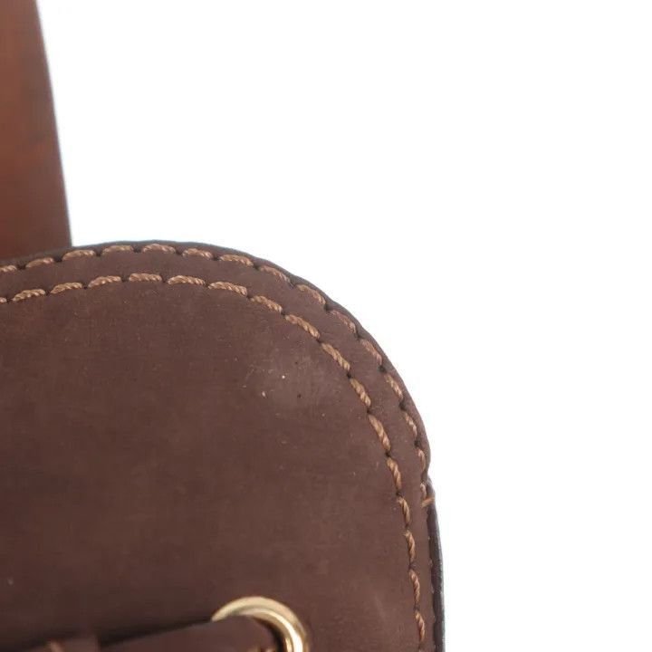 Louis Vuitton Louis Vuitton Brown High Heels with Gold Accents -2508 Size US 8 / IT 38 - 6 Thumbnail