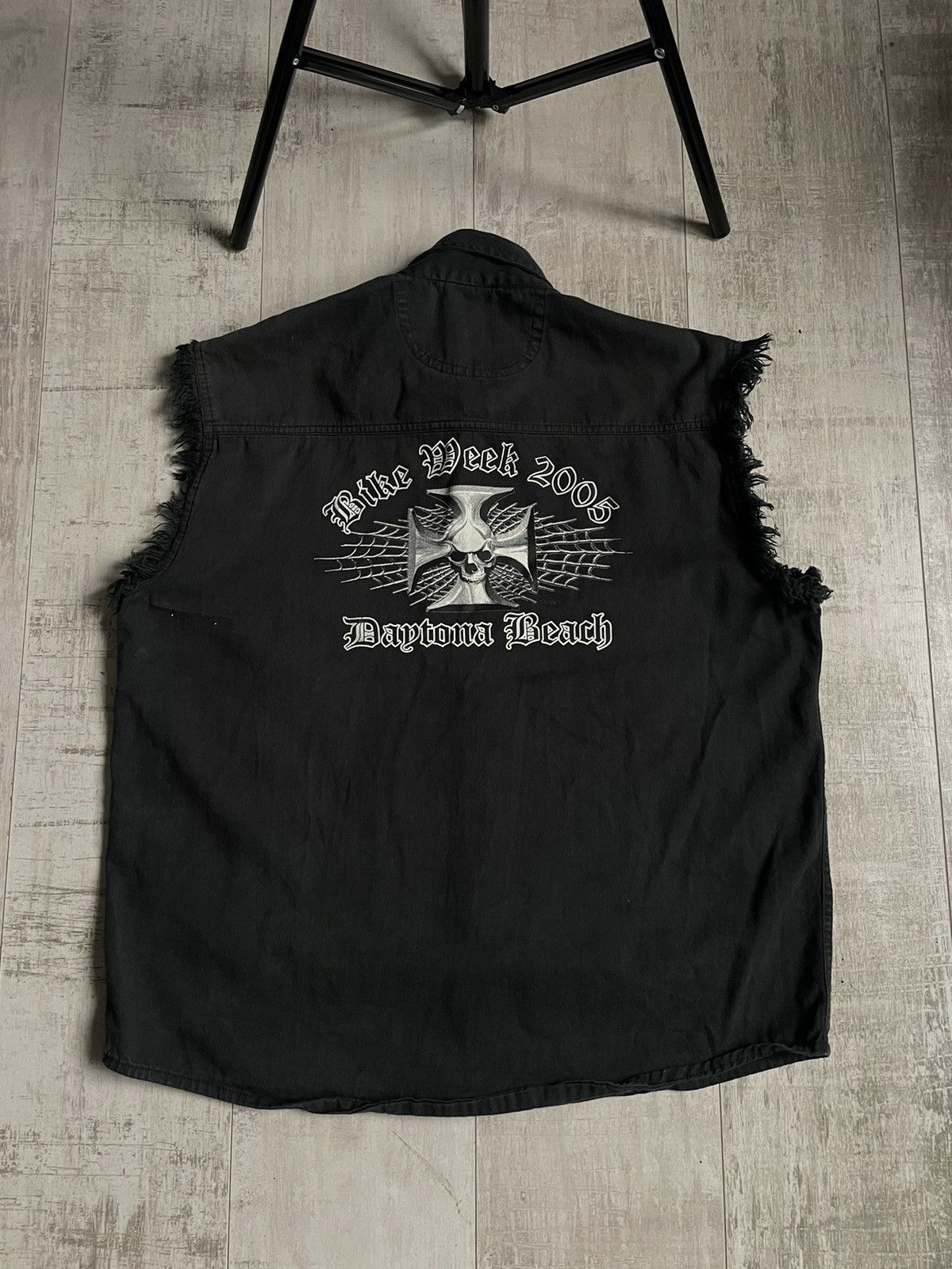 Vintage Vintage Bike Week 2005 Skull Choppers Shirt Dantona Beach Size US M / EU 48-50 / 2 - 1 Thumbnail