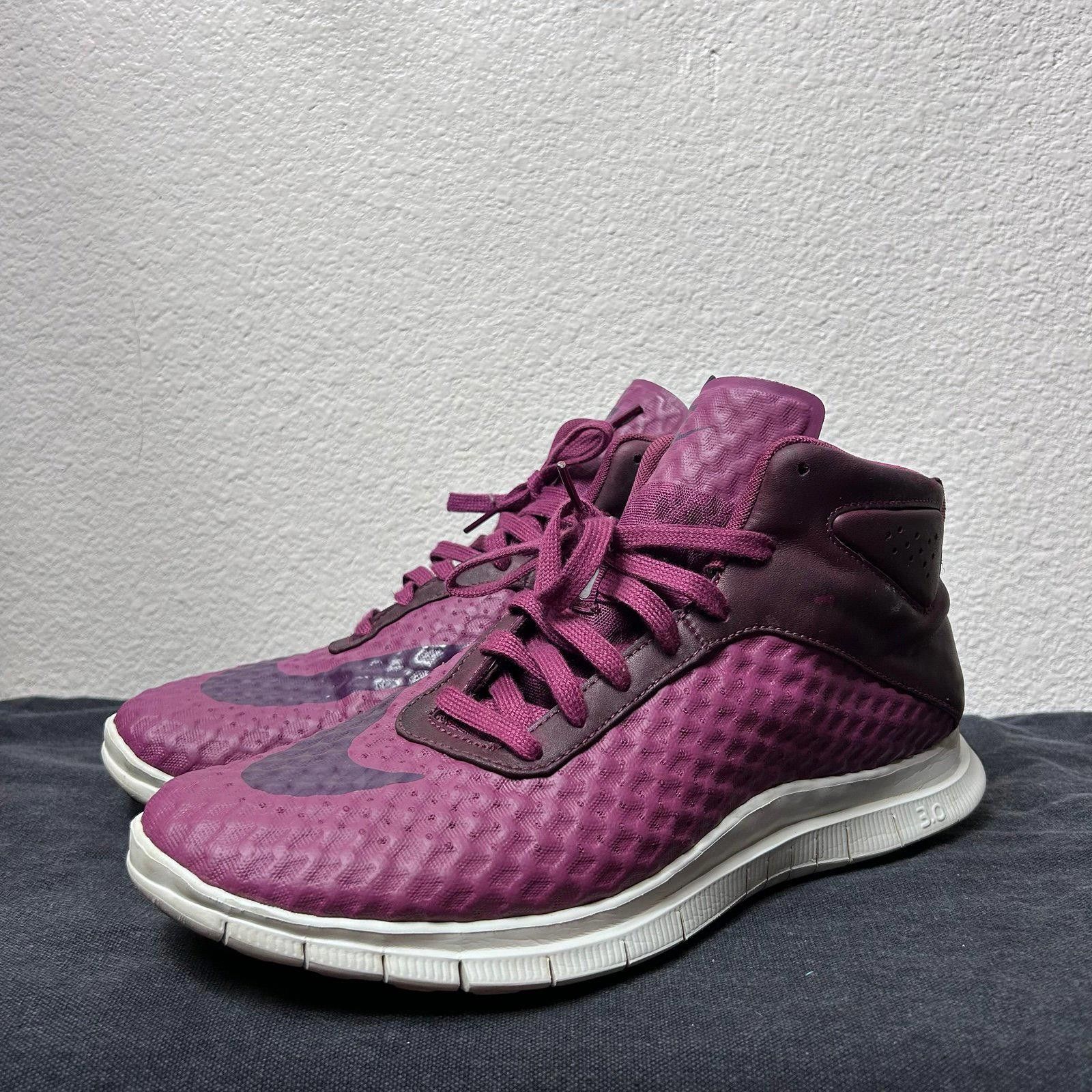 Nike Nike Free Hypervenom Mid (Burgundy) Size US 11 / EU 44 - 1 Thumbnail