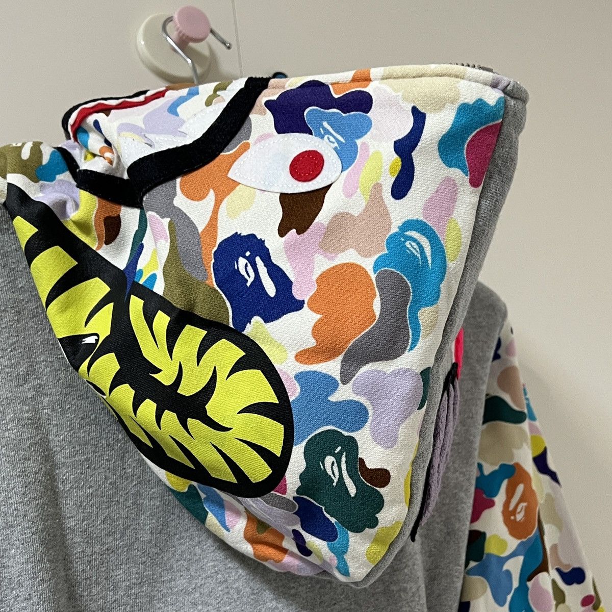 Bape Bape Multi camo Shark Zip Up Hoodie Size US M / EU 48-50 / 2 - 3 Thumbnail