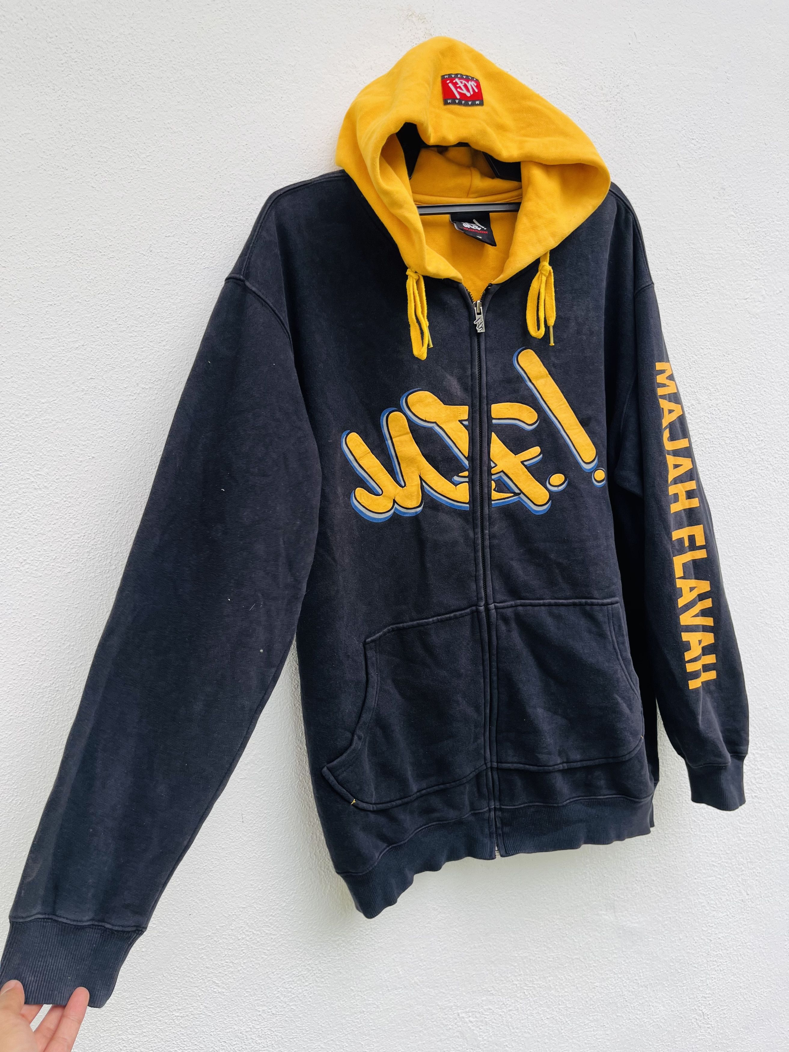 Japanese Brand Vintage Majah Flajah Hip Hop Streetwear Fashion Style Size US L / EU 52-54 / 3 - 4 Thumbnail