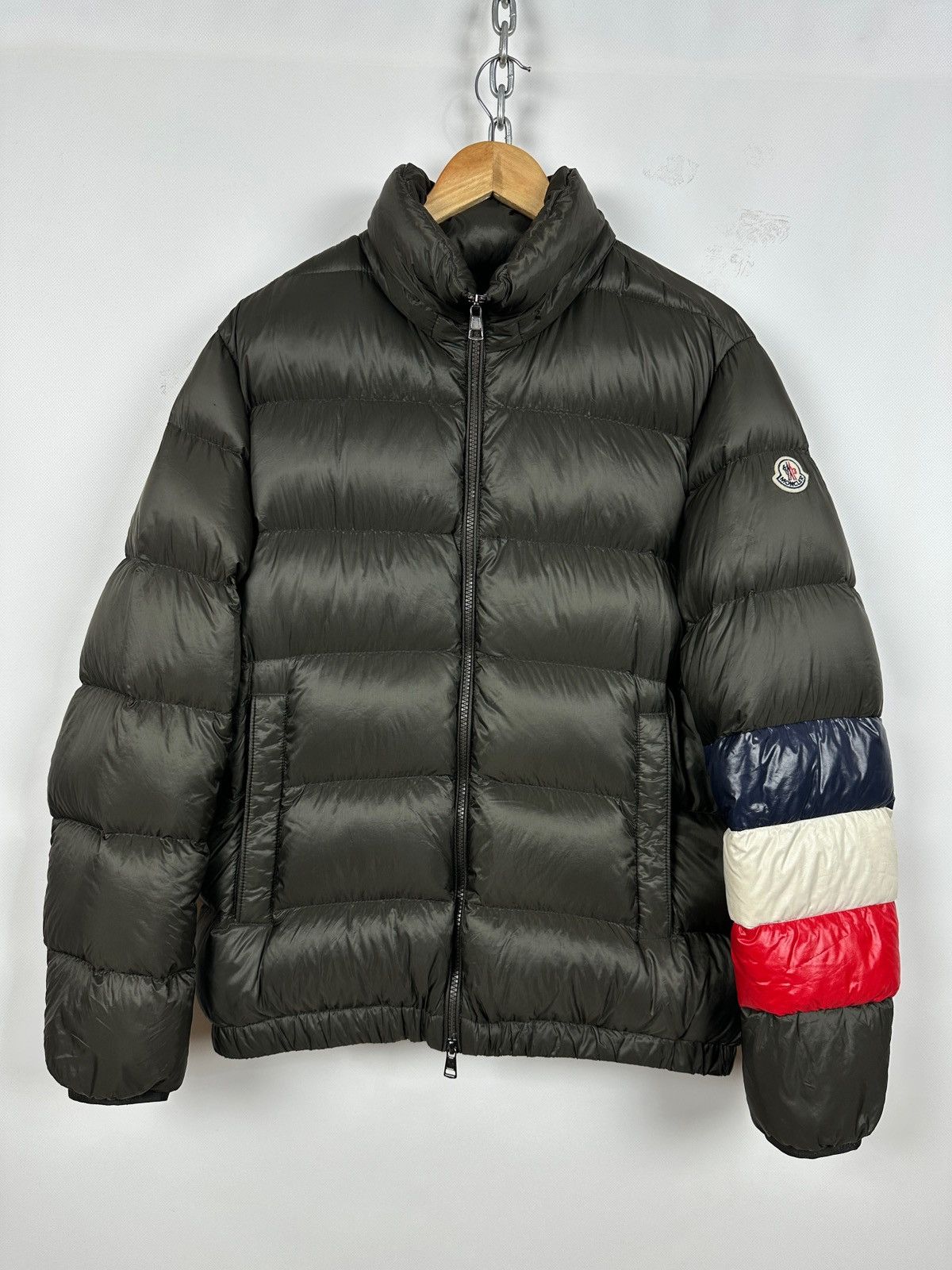Moncler Moncler Willm Giubbotto Olive Green Down Puffer Jacket Size US XL / EU 56 / 4 - 1 Thumbnail