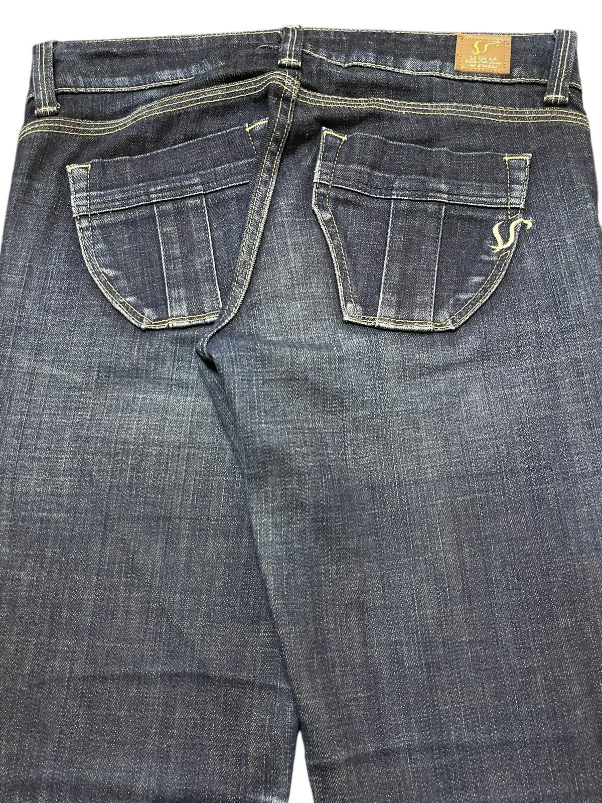 Hysteric Glamour Vintage Japanese Brand Blue Faded Wash Style Bootcut Jeans Size US 30 / EU 46 - 4 Thumbnail