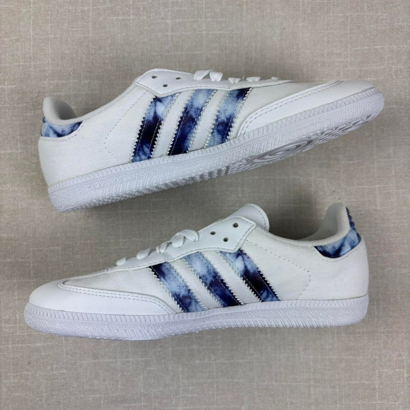 Adidas 🎨 2021 adidas Samba “Tie Dye White” 6W Size US 6 / IT 36 - 4 Thumbnail