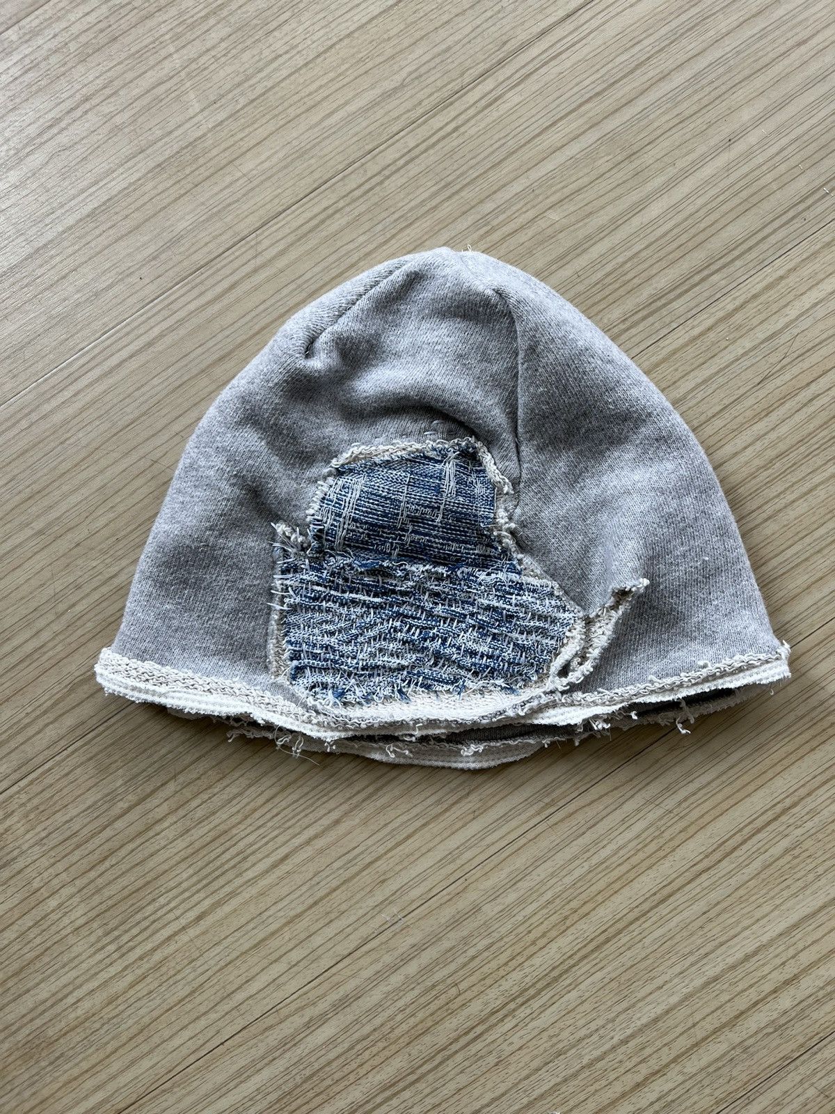 Denim Patch Beanie