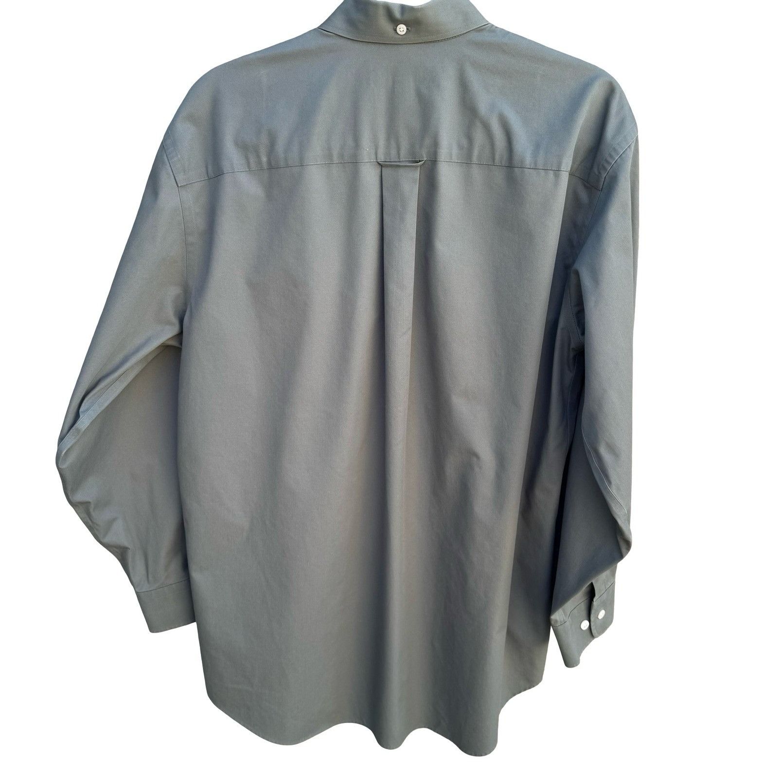 Nordstrom Nordstrom Smartcare Mens Long Sleeve Button Down Shirt Grey Size US L / EU 52-54 / 3 - 7 Thumbnail