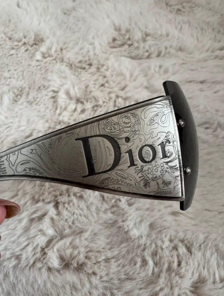 Dior DIOR Sunglasses Western Pop Ski Rimless Shield Galliano Size ONE SIZE - 1 Thumbnail