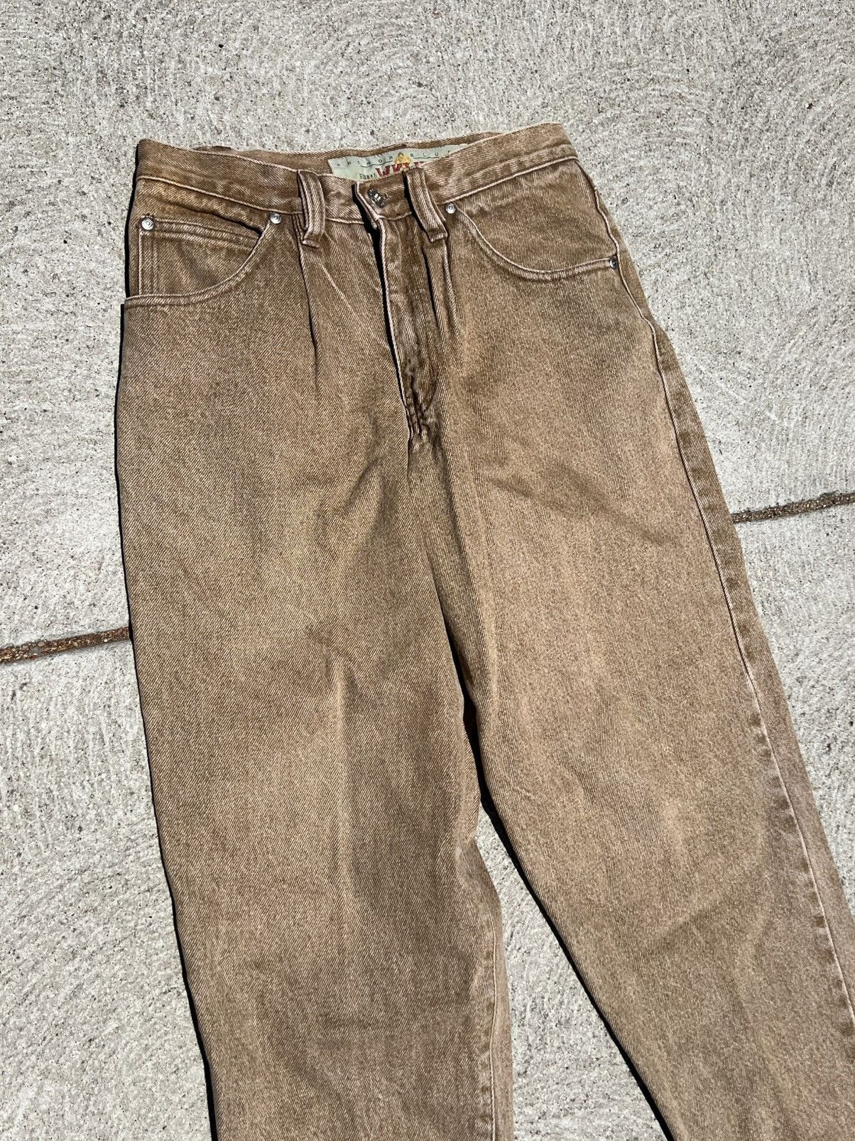 Vintage 90’s 2000’s Y2K VTG Vintage Anchor Blue Workwear Denim Jeans Size 29" - 4 Thumbnail