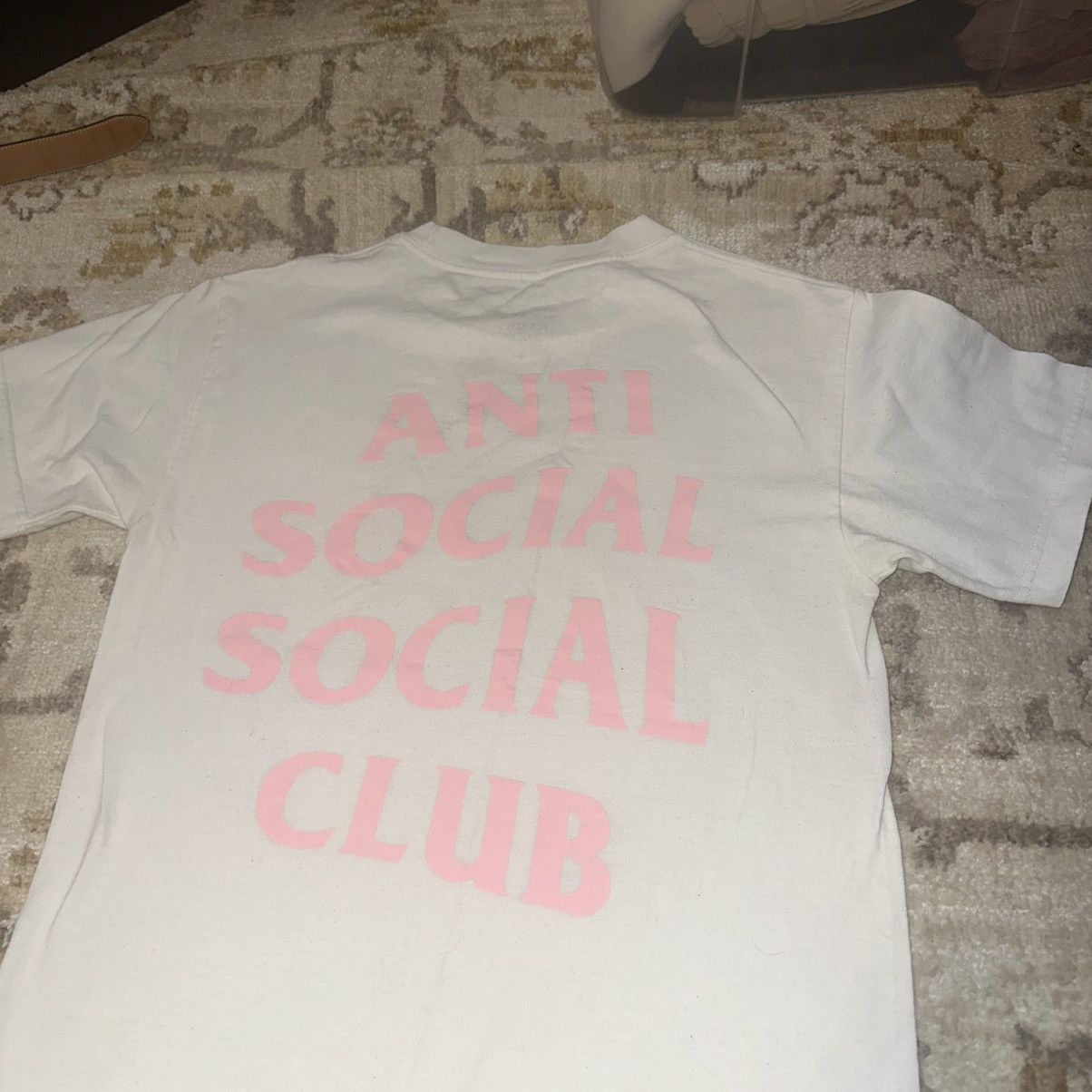 Anti Social Social Club Anti Social Social Club ASSC Logo Tee White Pink T-Shirt Size US S / EU 44-46 / 1 - 2 Thumbnail