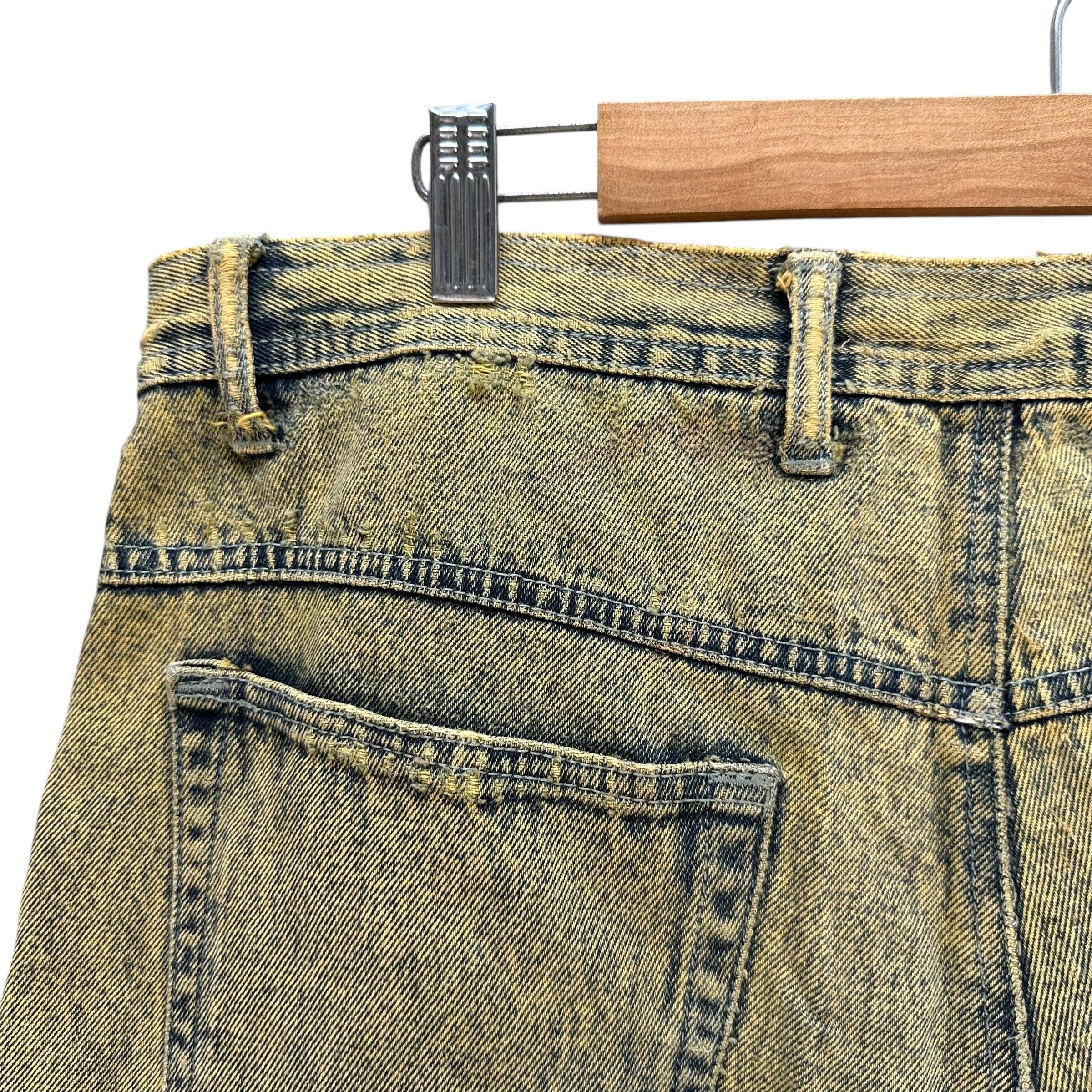 Vintage D.A.R.E by GIOVANNI Trashed Rusty Distressed Jeans #A76-1822 Size US 37 - 15 Thumbnail