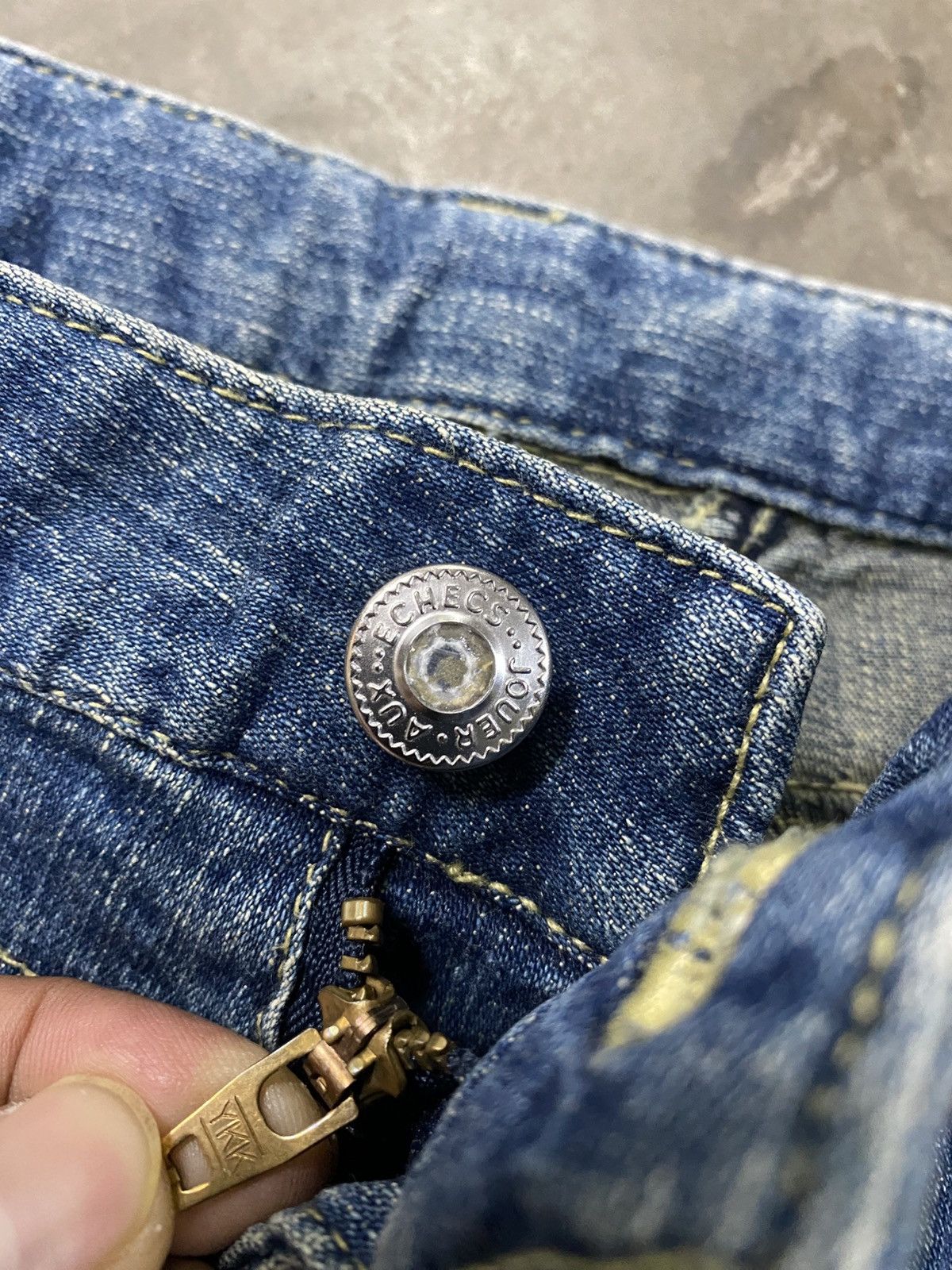If Six Was Nine × Jean × Tornado Mart Flare Jeans Jouer Aux Pure Lady Swarovski Flared @205 Size 27" / US 4 / IT 40 - 7 Thumbnail
